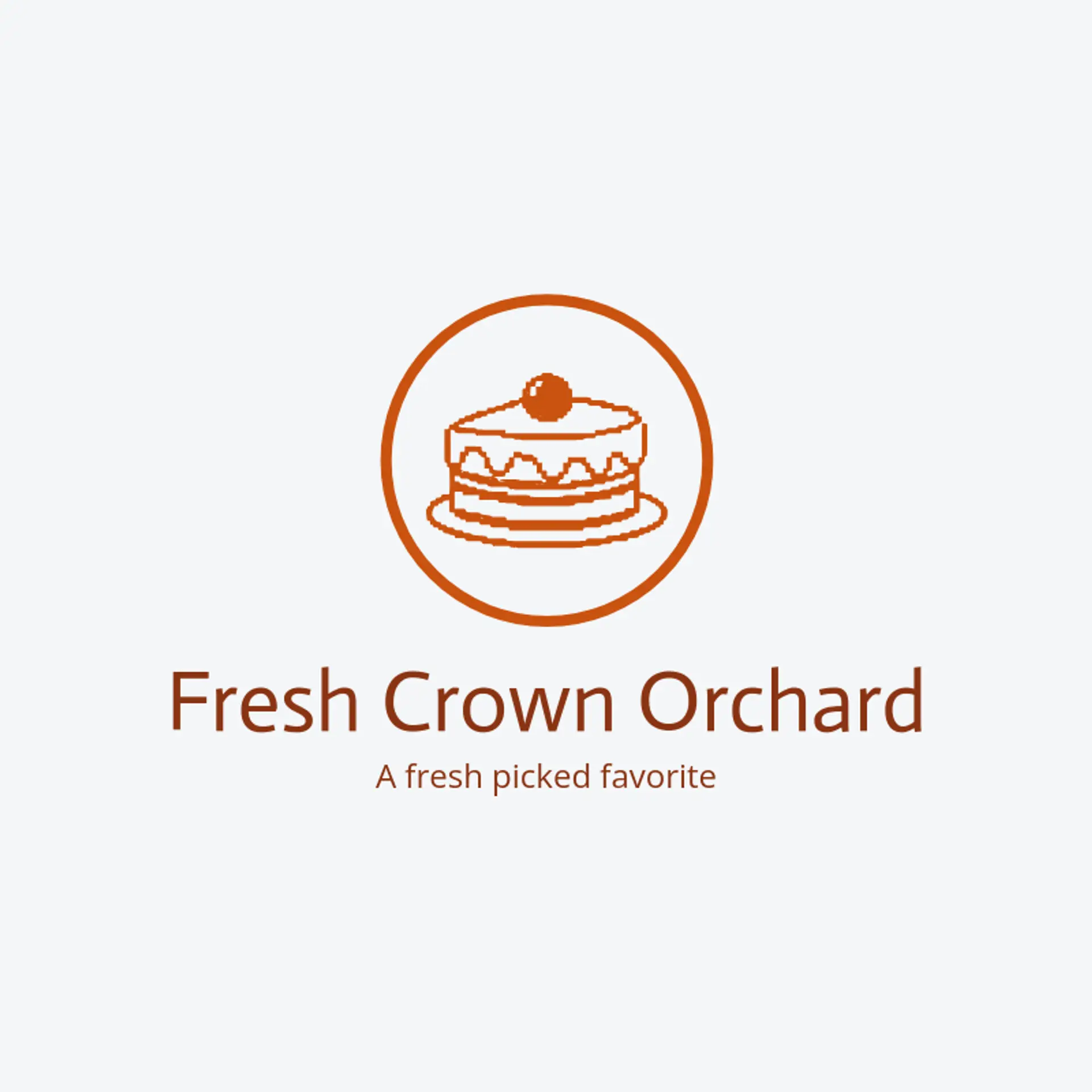 Fresh Crown Orchard logo for cherry