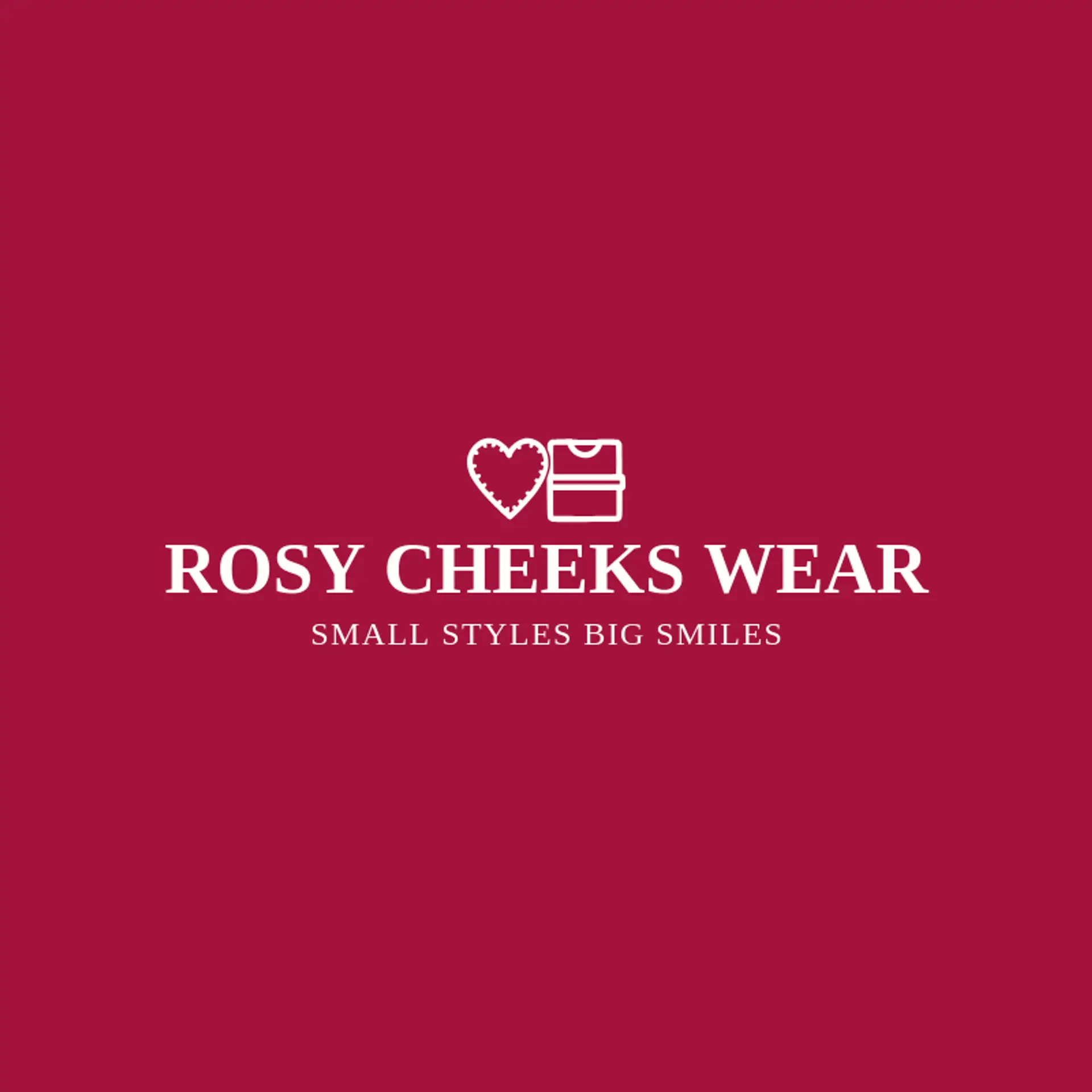 Rosy Cheeks Wear logo for kids clothing
