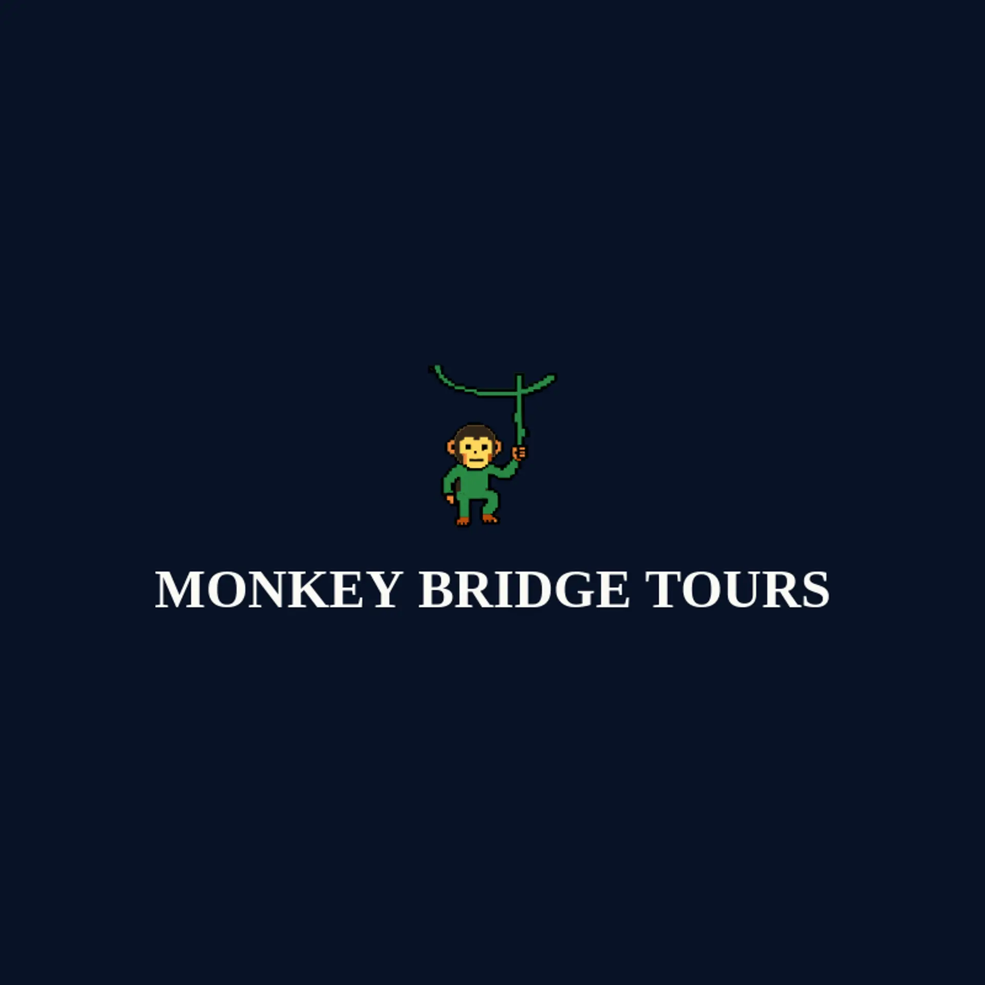 Monkey Bridge Tours logo for jungle