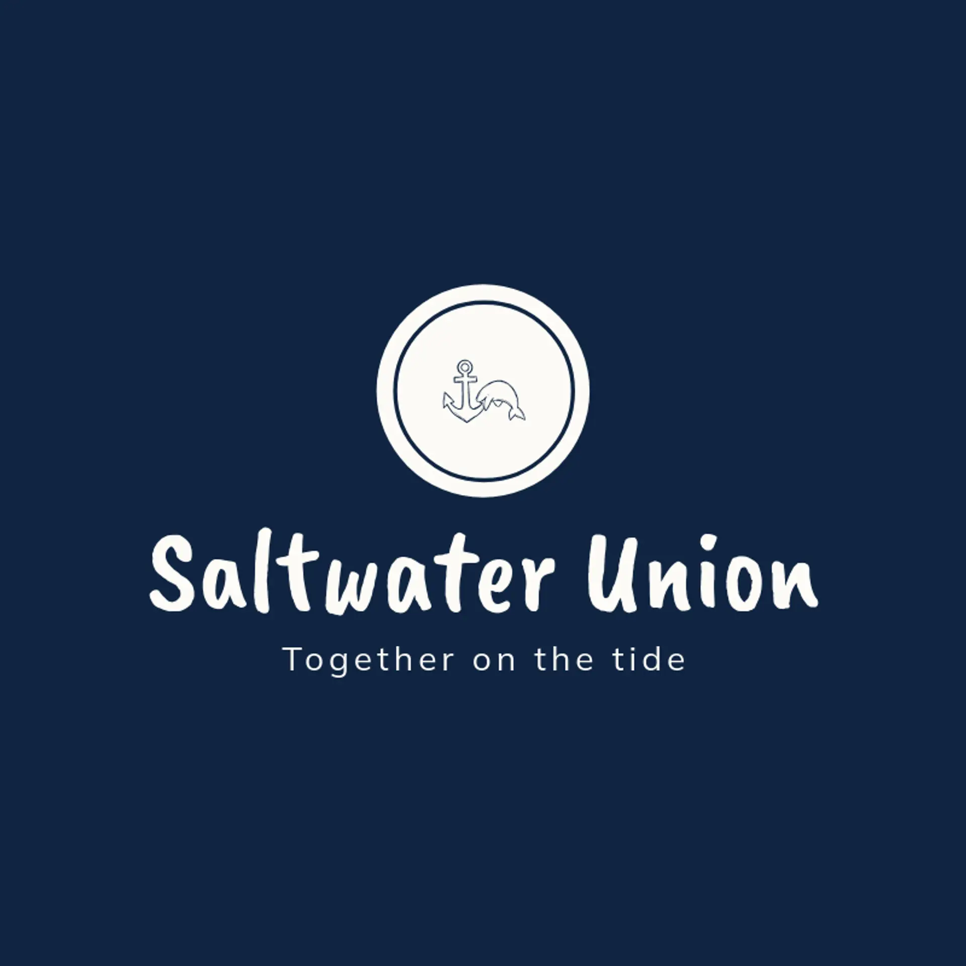 Saltwater Union logo for dolphin