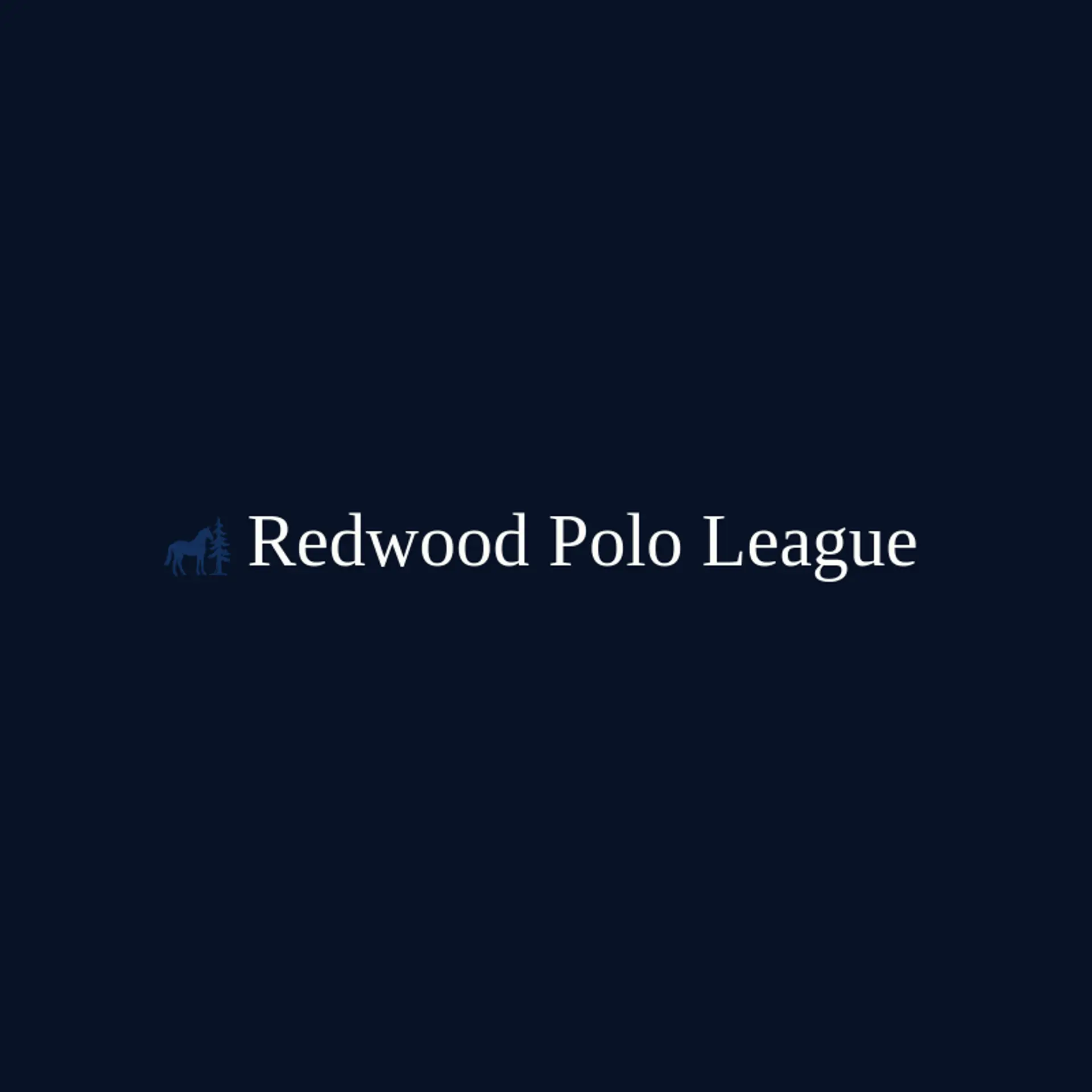 Redwood Polo League logo for polo