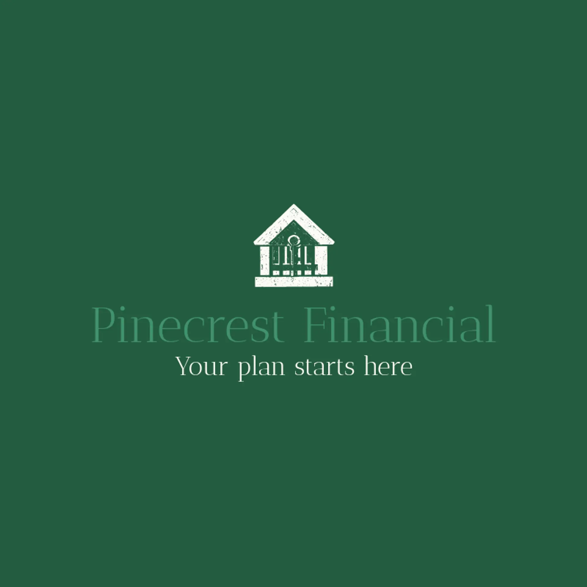 Pinecrest Financial logo for bank