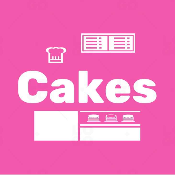 Cake Logo Design Vector. Icon Symbol Stock Vector - Illustration of  cooking, simple: 288320770
