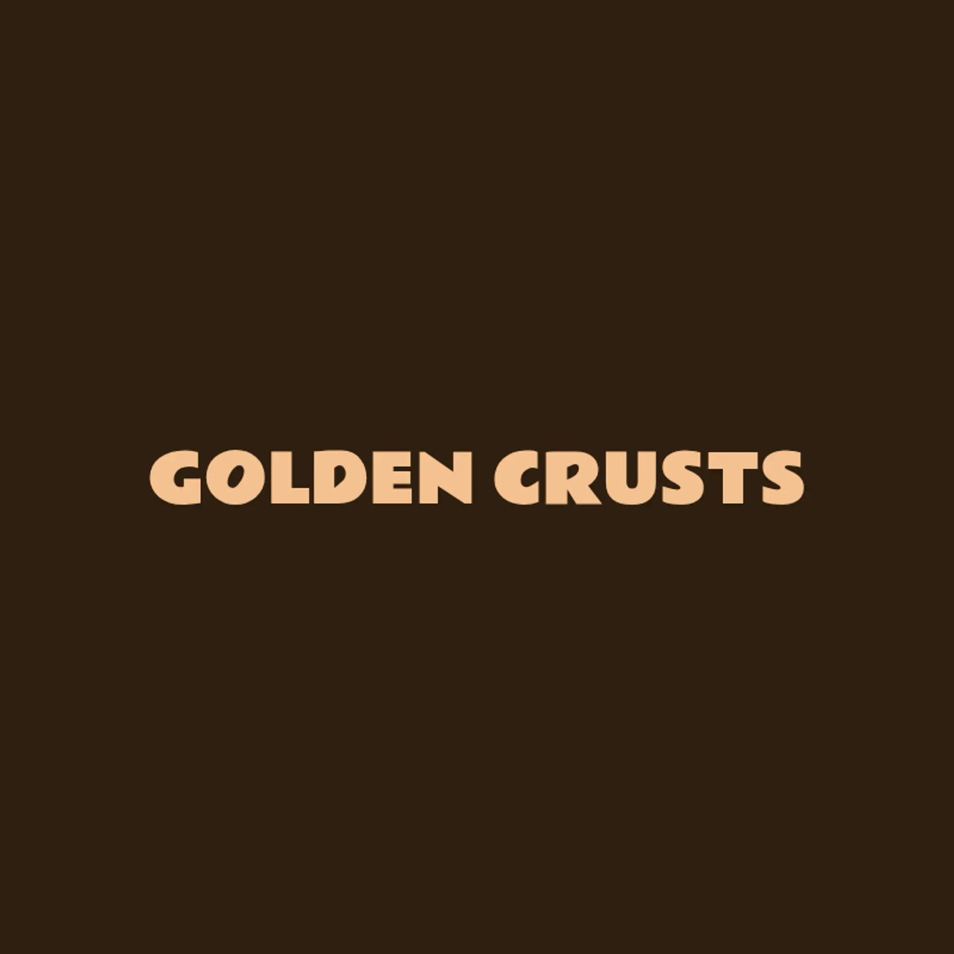 Golden Crusts logo for cake