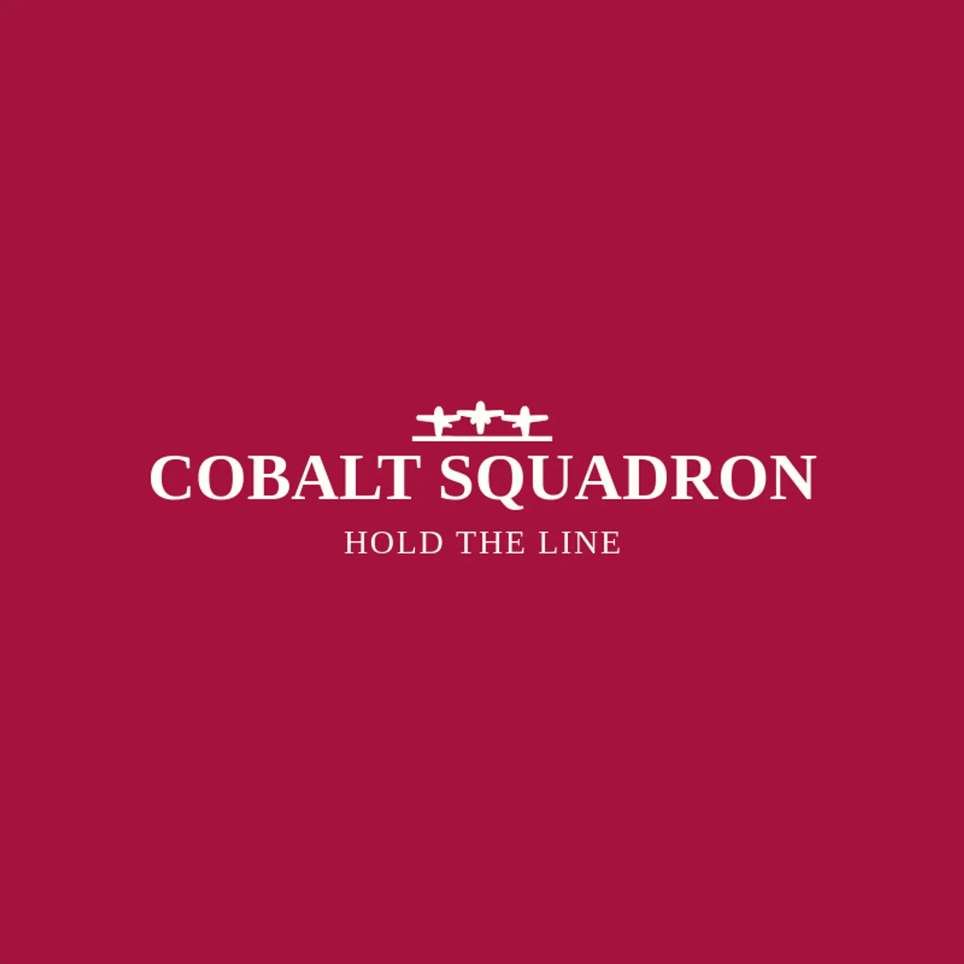 Cobalt Squadron logo for air force