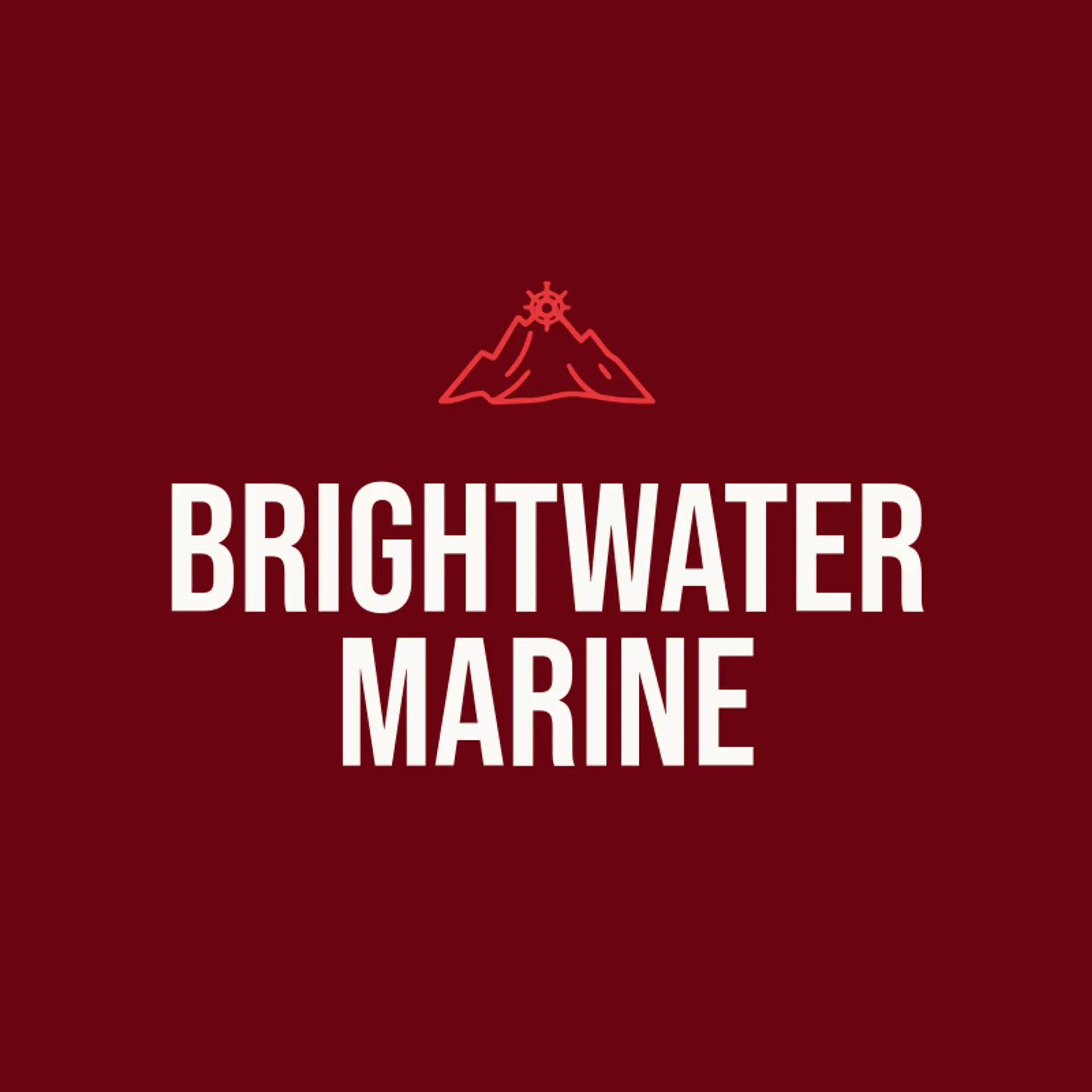 Brightwater Marine logo for helm
