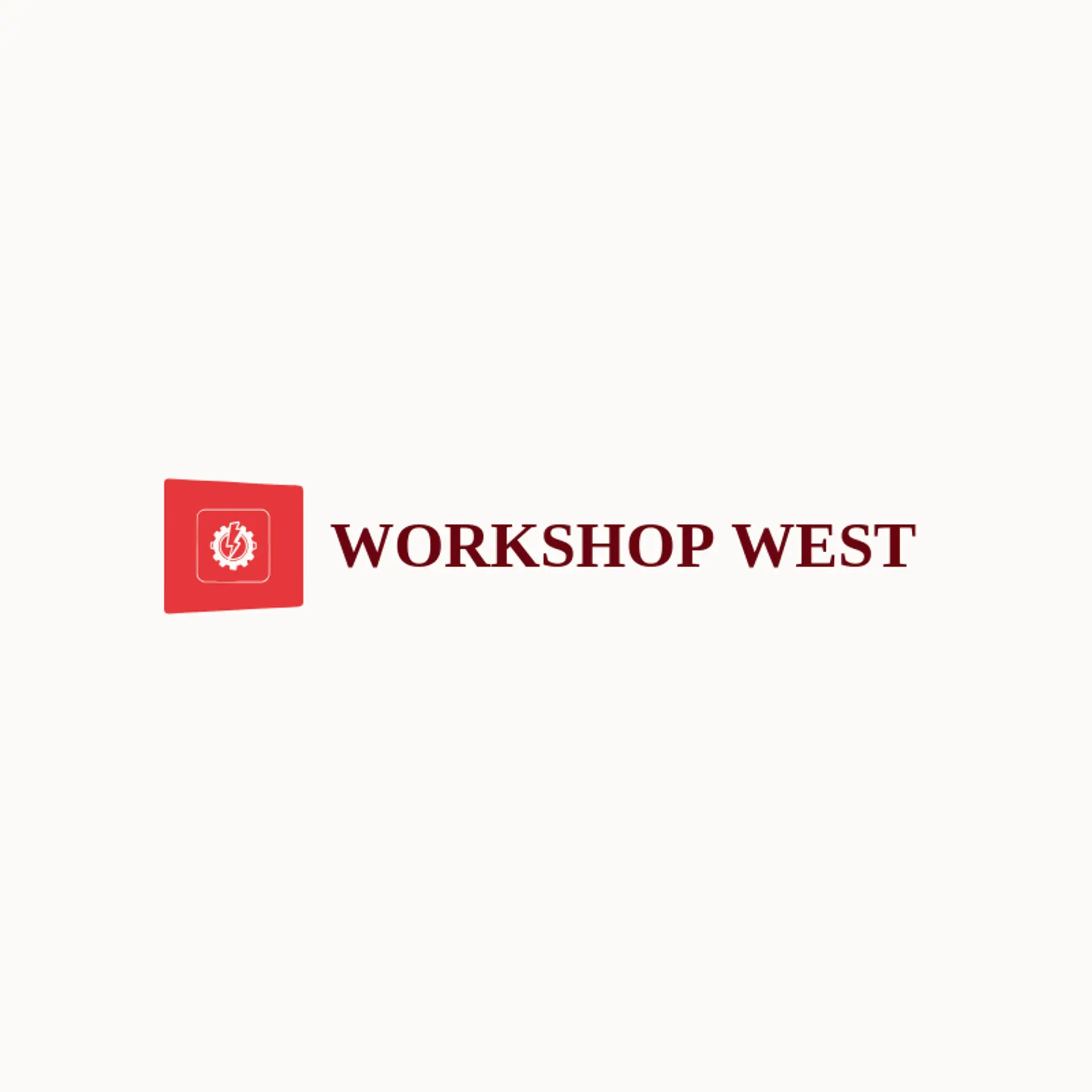 Workshop West logo for gear