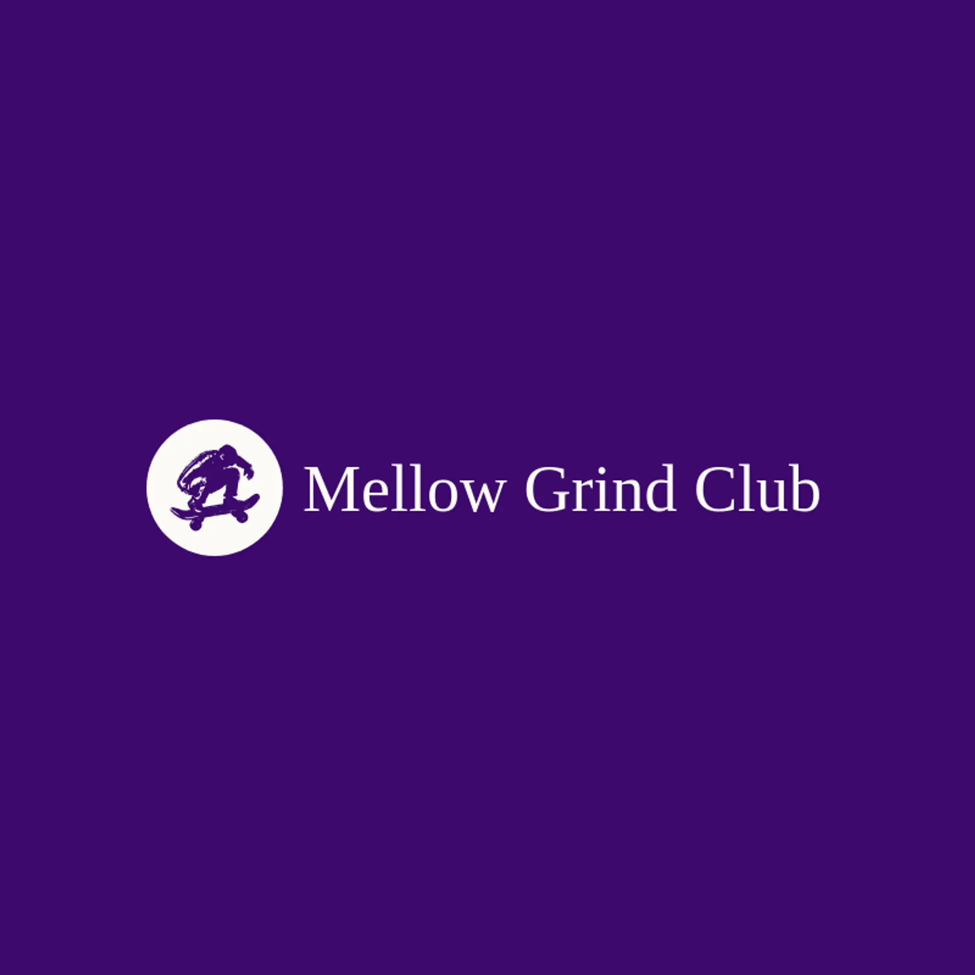 Mellow Grind Club logo for skate
