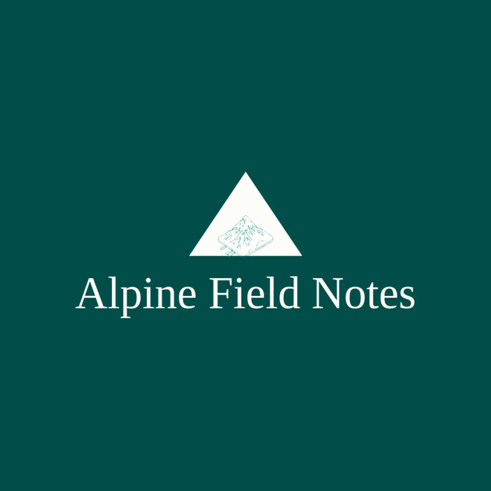 Alpine Field Notes logo for alpine