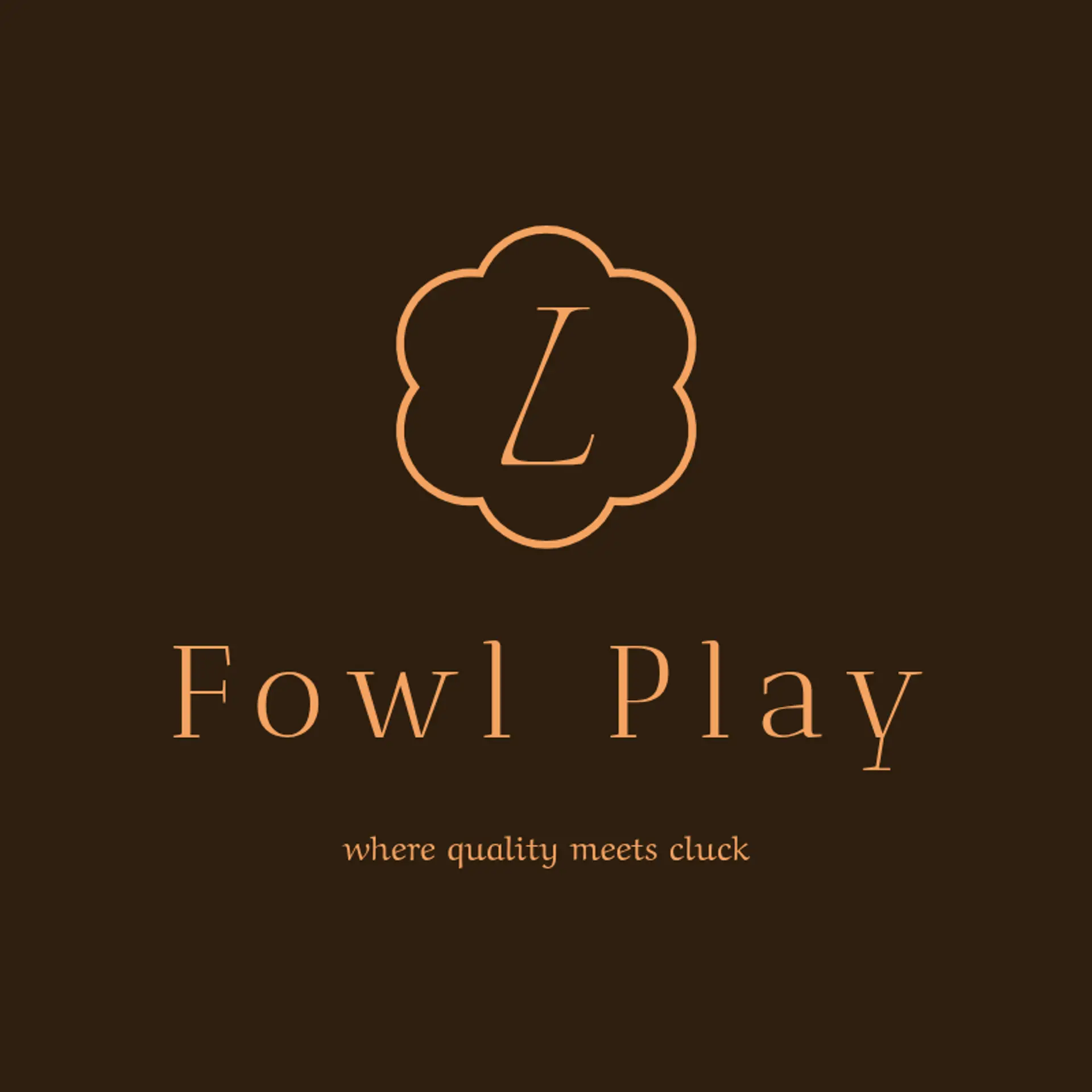 Fowl Play logo for chicken restaurant