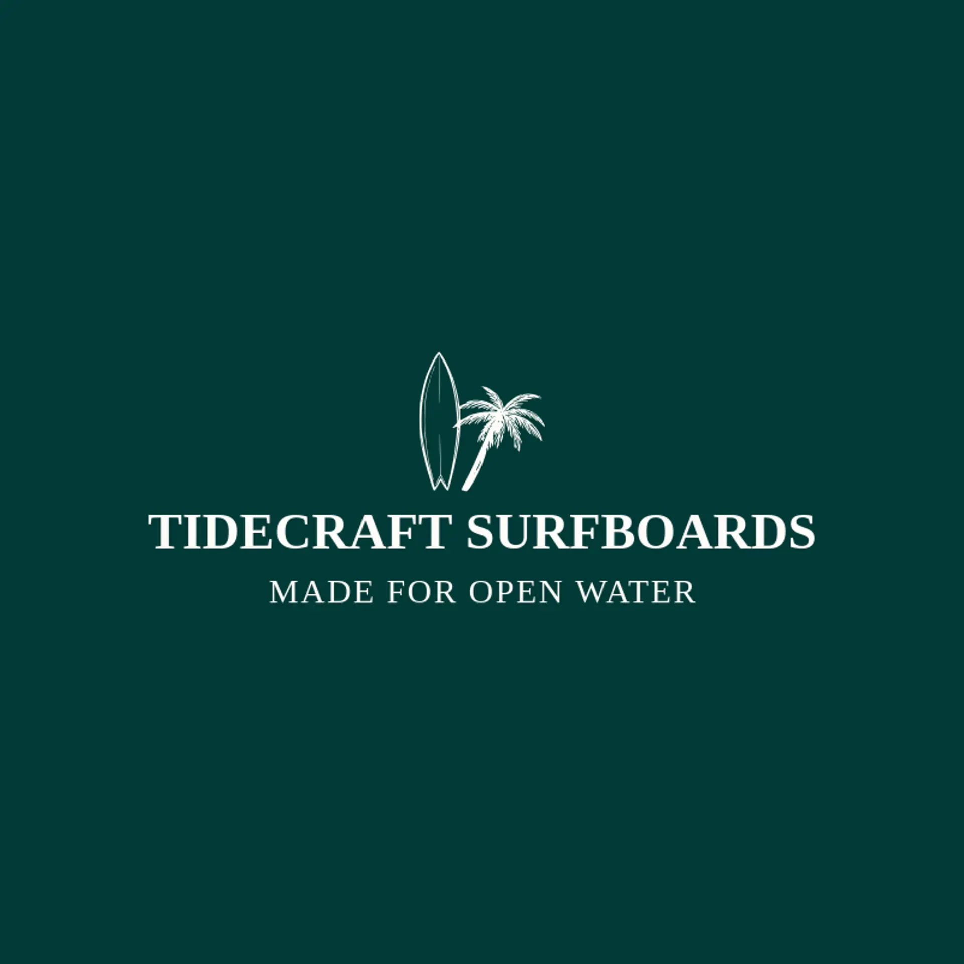 Tidecraft Surfboards logo for surfboard