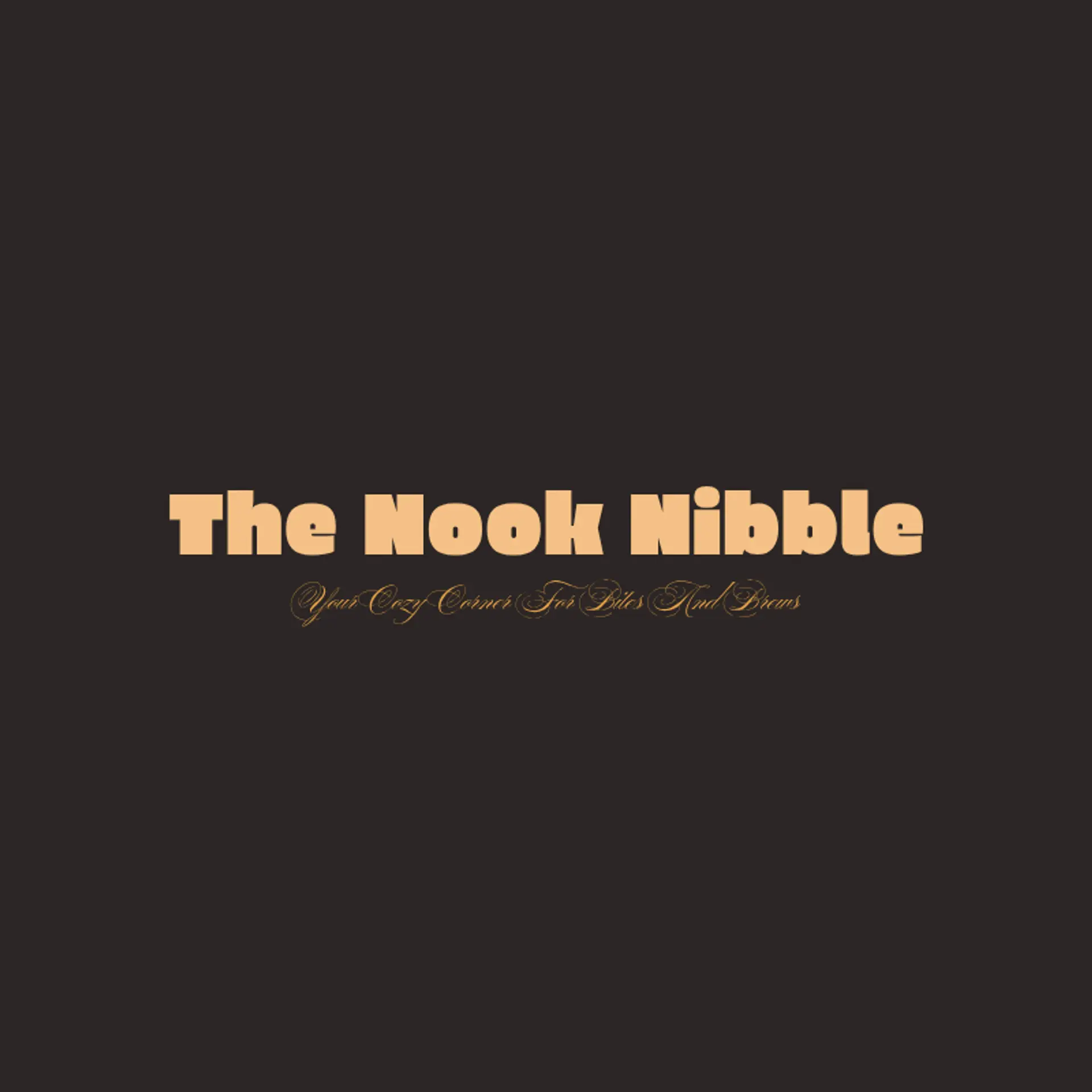 The Nook Nibble logo for bar restaurant