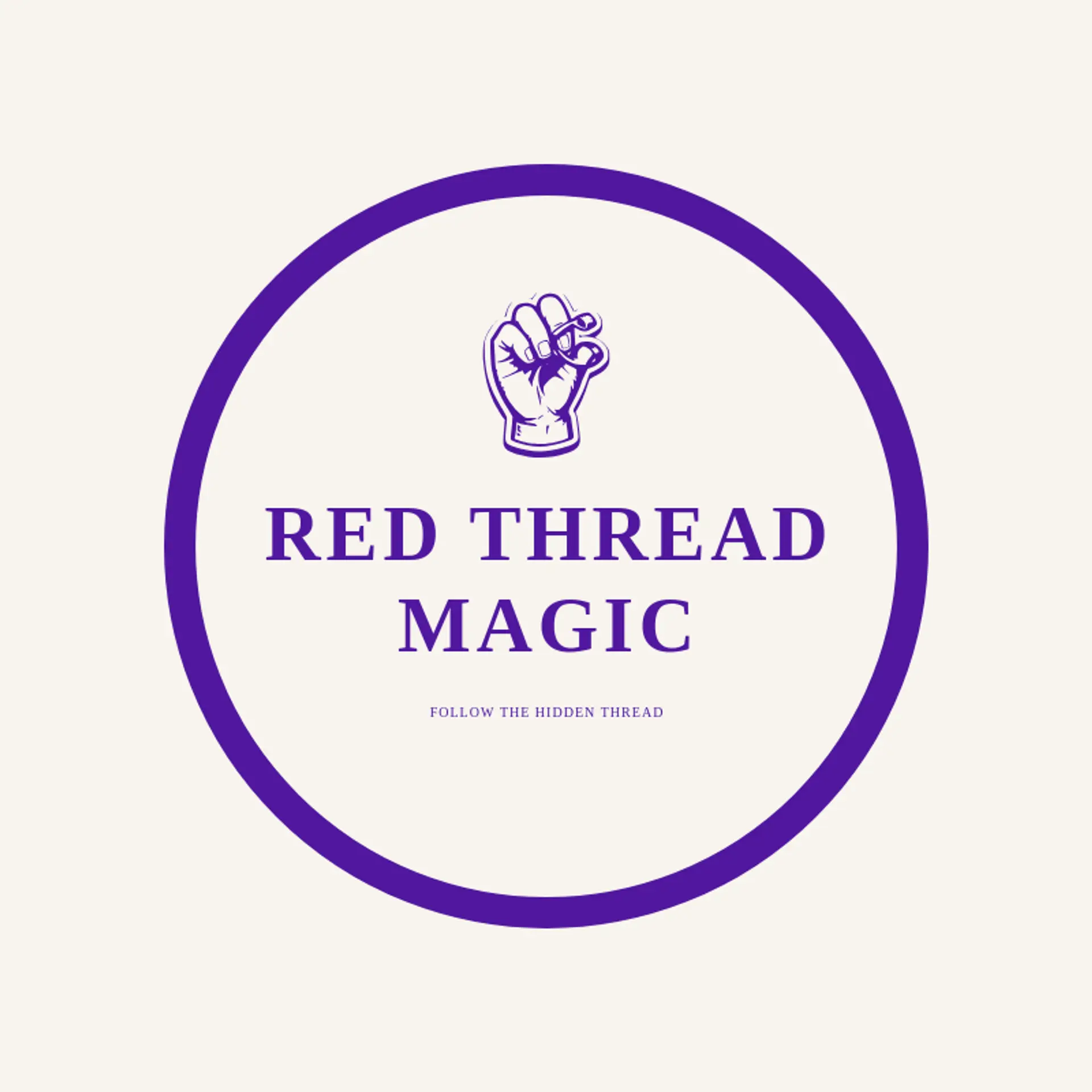 Red Thread Magic logo for magician