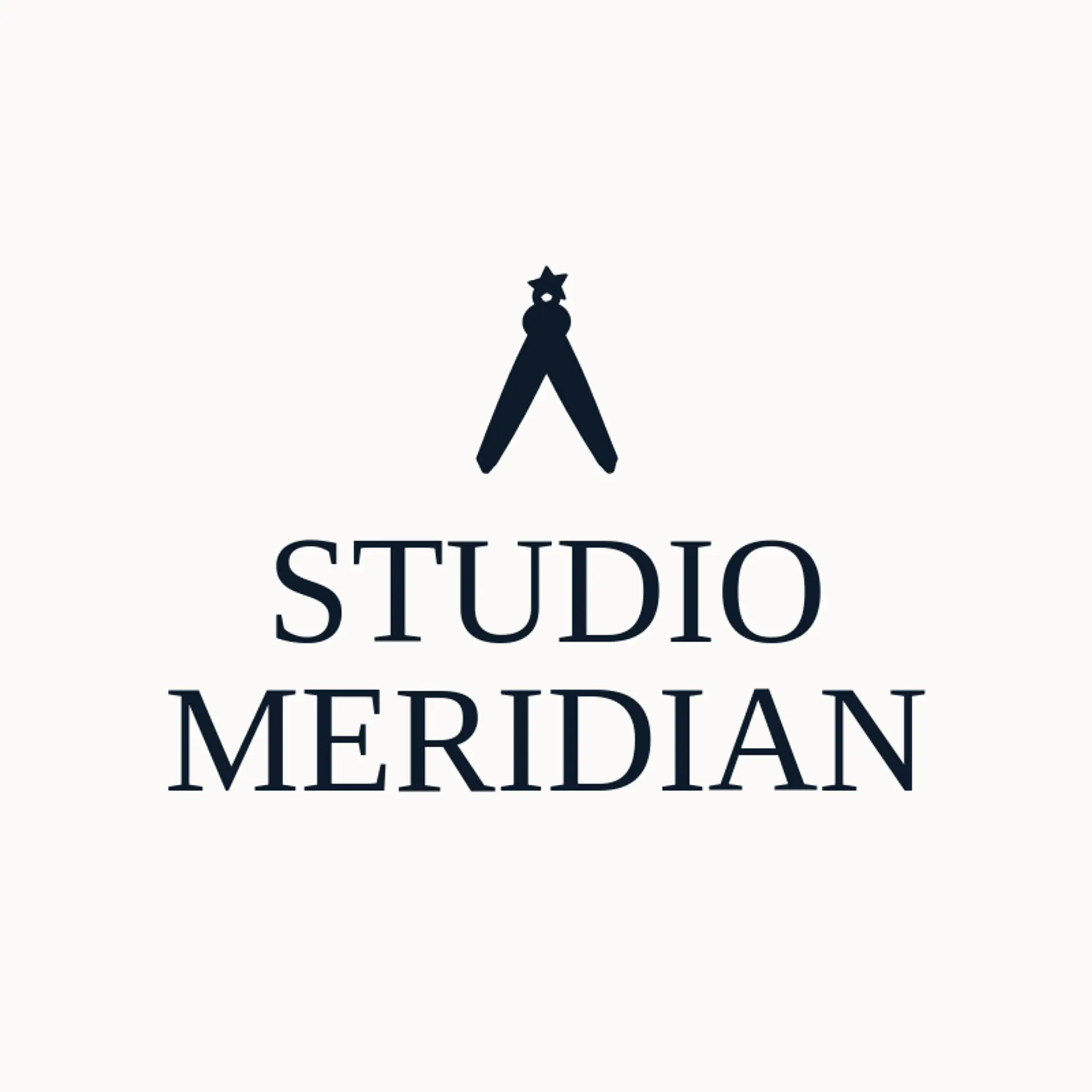 Studio Meridian logo for designer