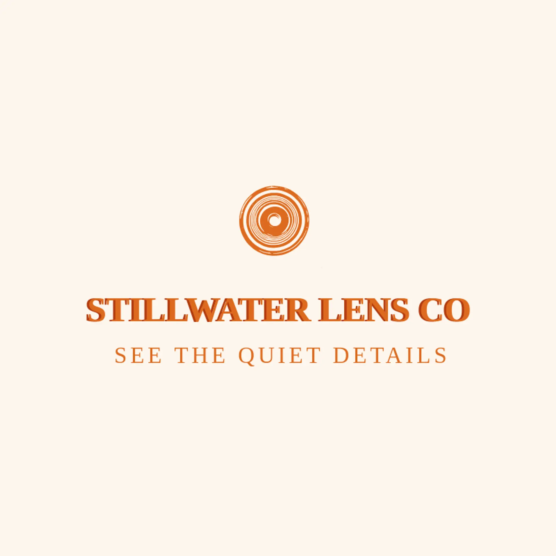 Stillwater Lens Co logo for aperture