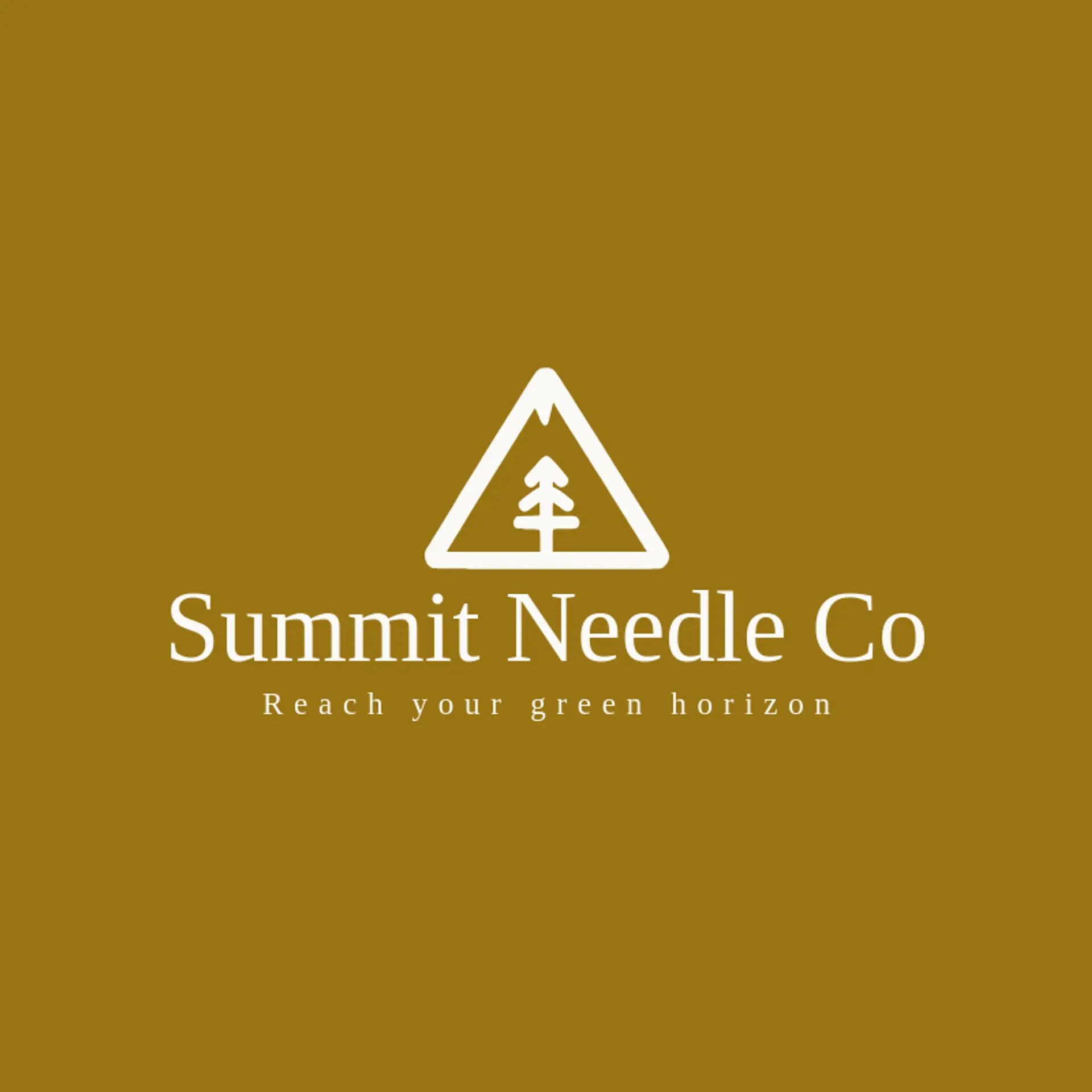 Summit Needle Co logo for pine tree