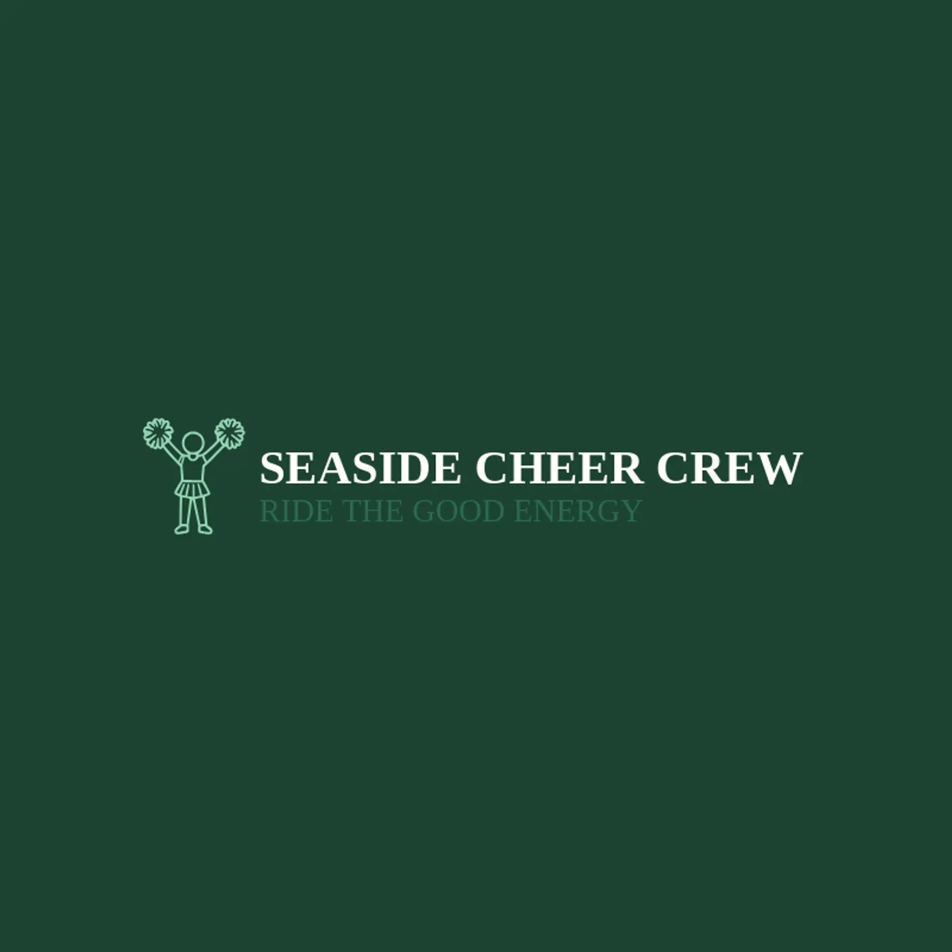 Seaside Cheer Crew logo for cheerleader