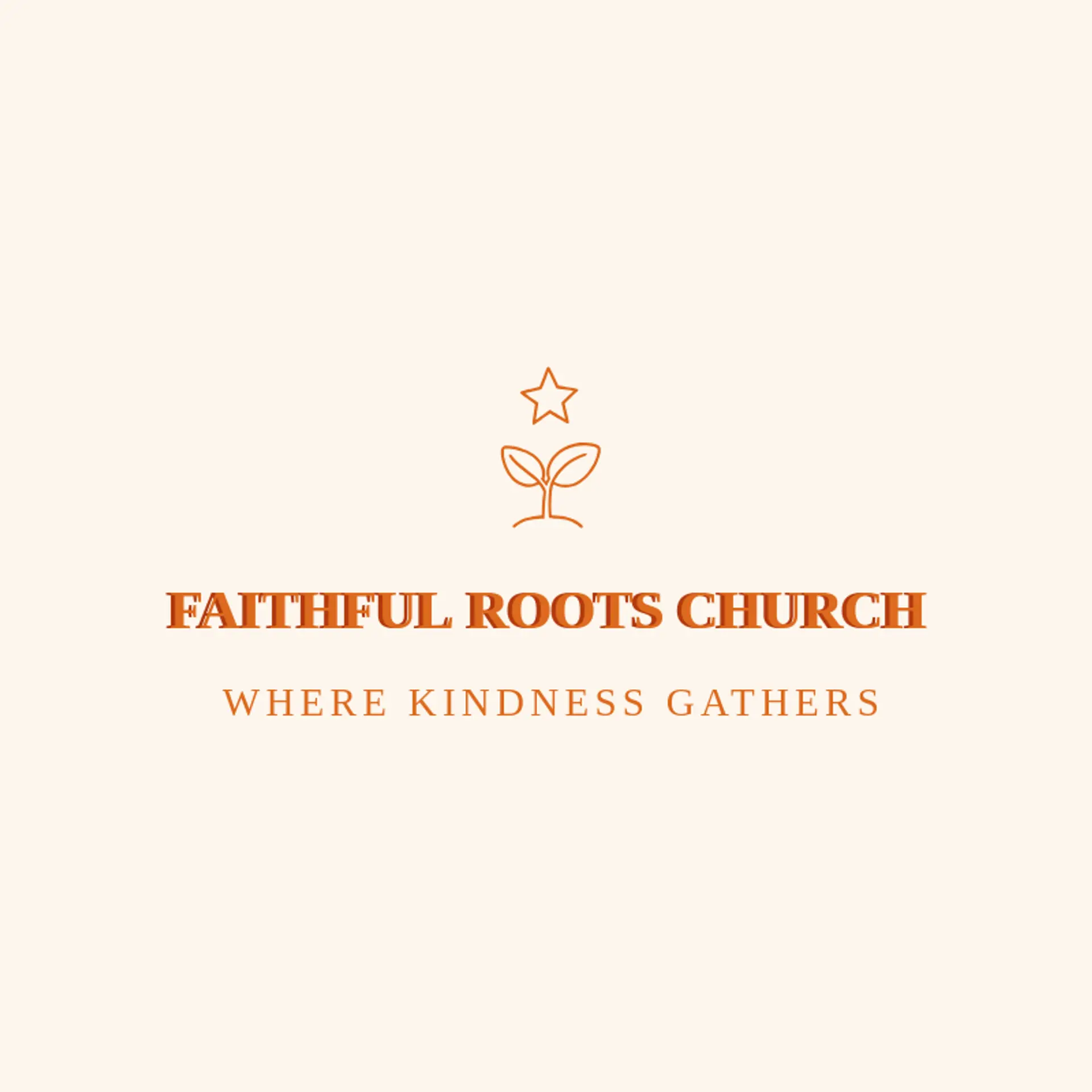 Faithful Roots Church logo for ministry