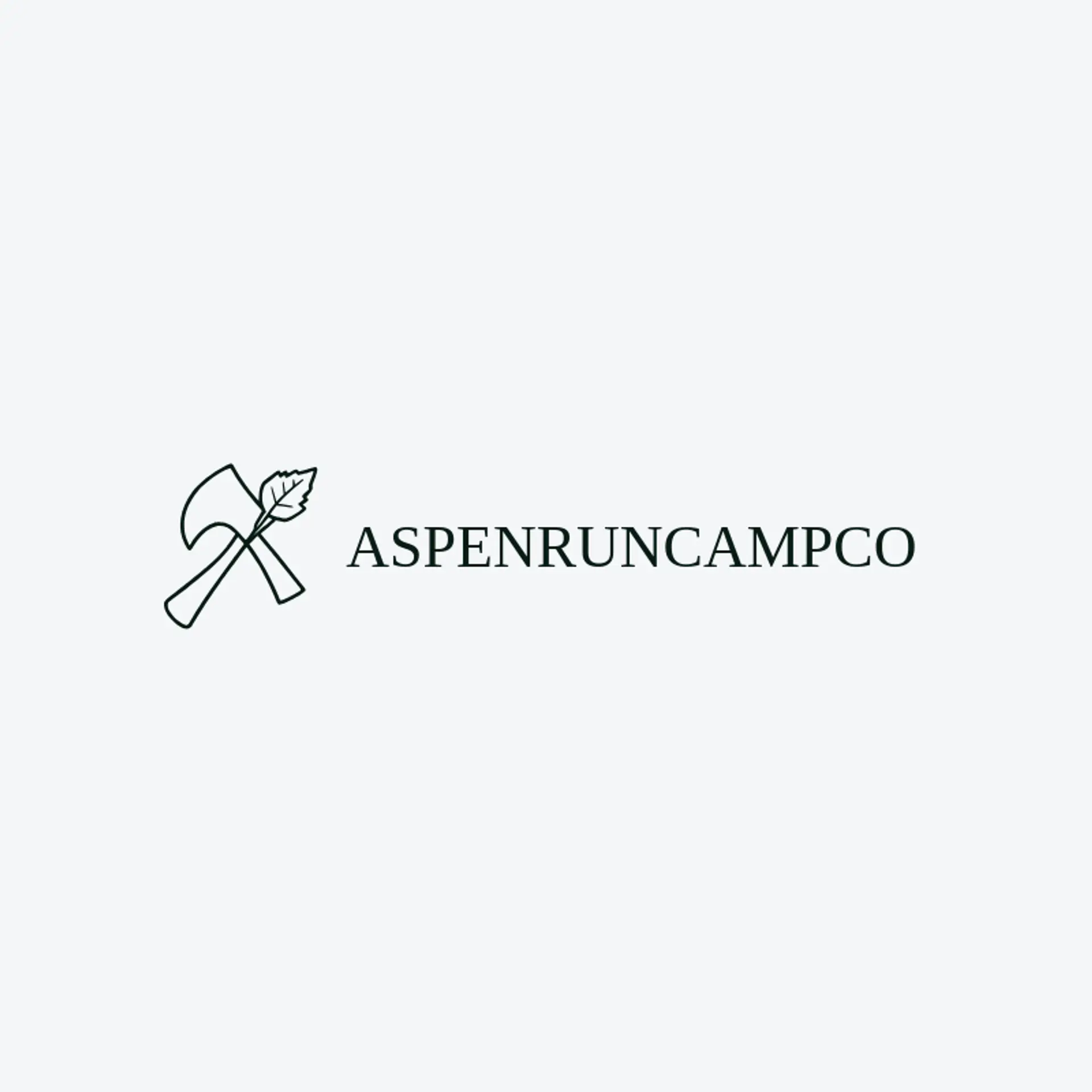 Aspen Run Camp Co logo for tomahawk