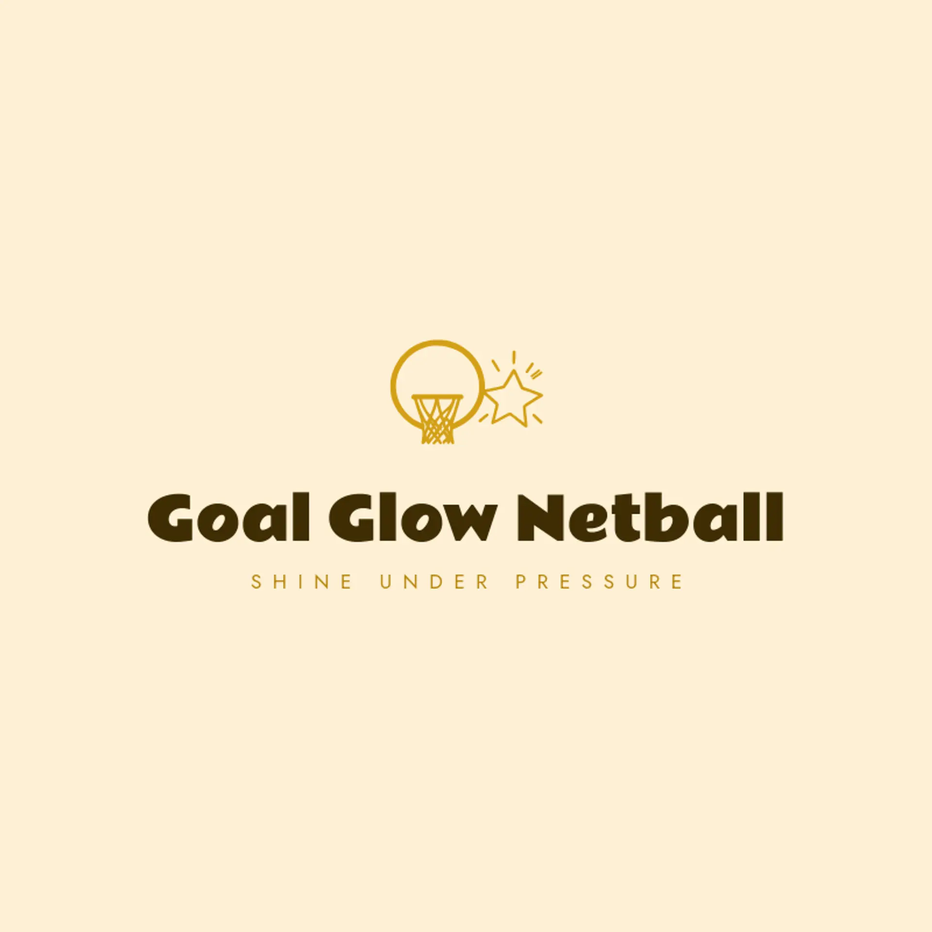 Goal Glow Netball logo for netball