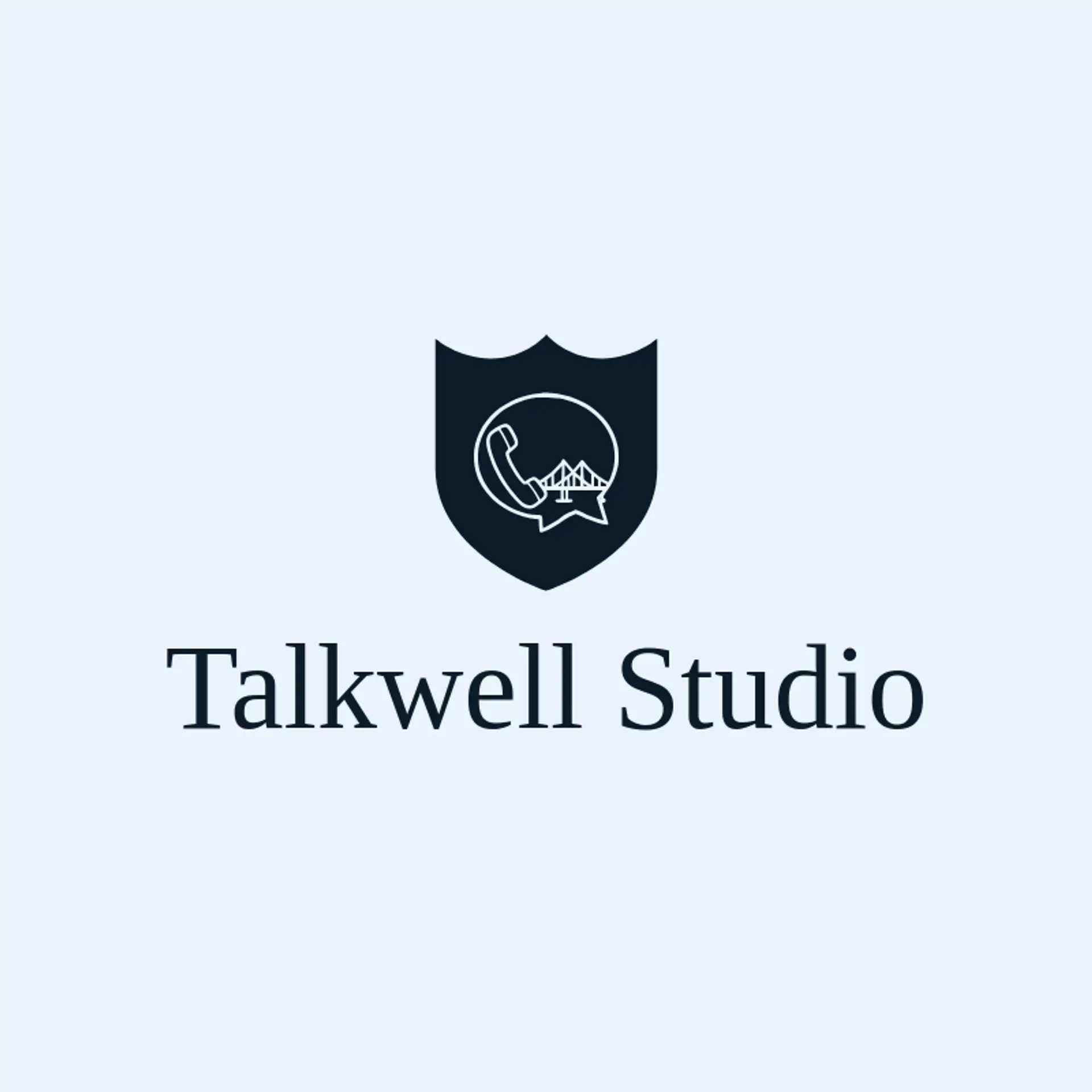 Talkwell Studio logo for telephone