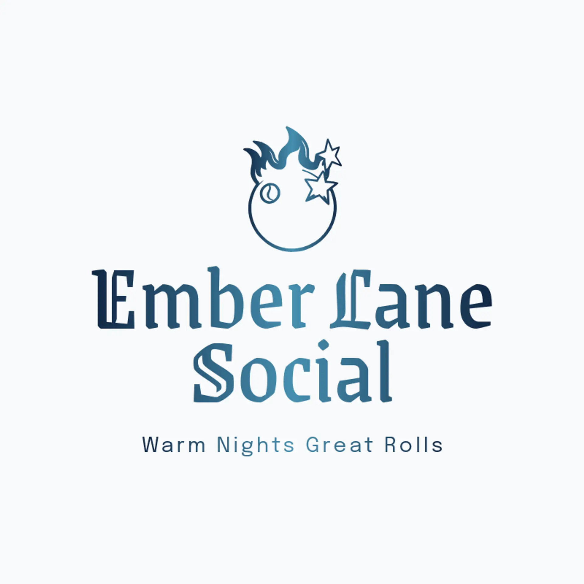 Ember Lane Social logo for bowling