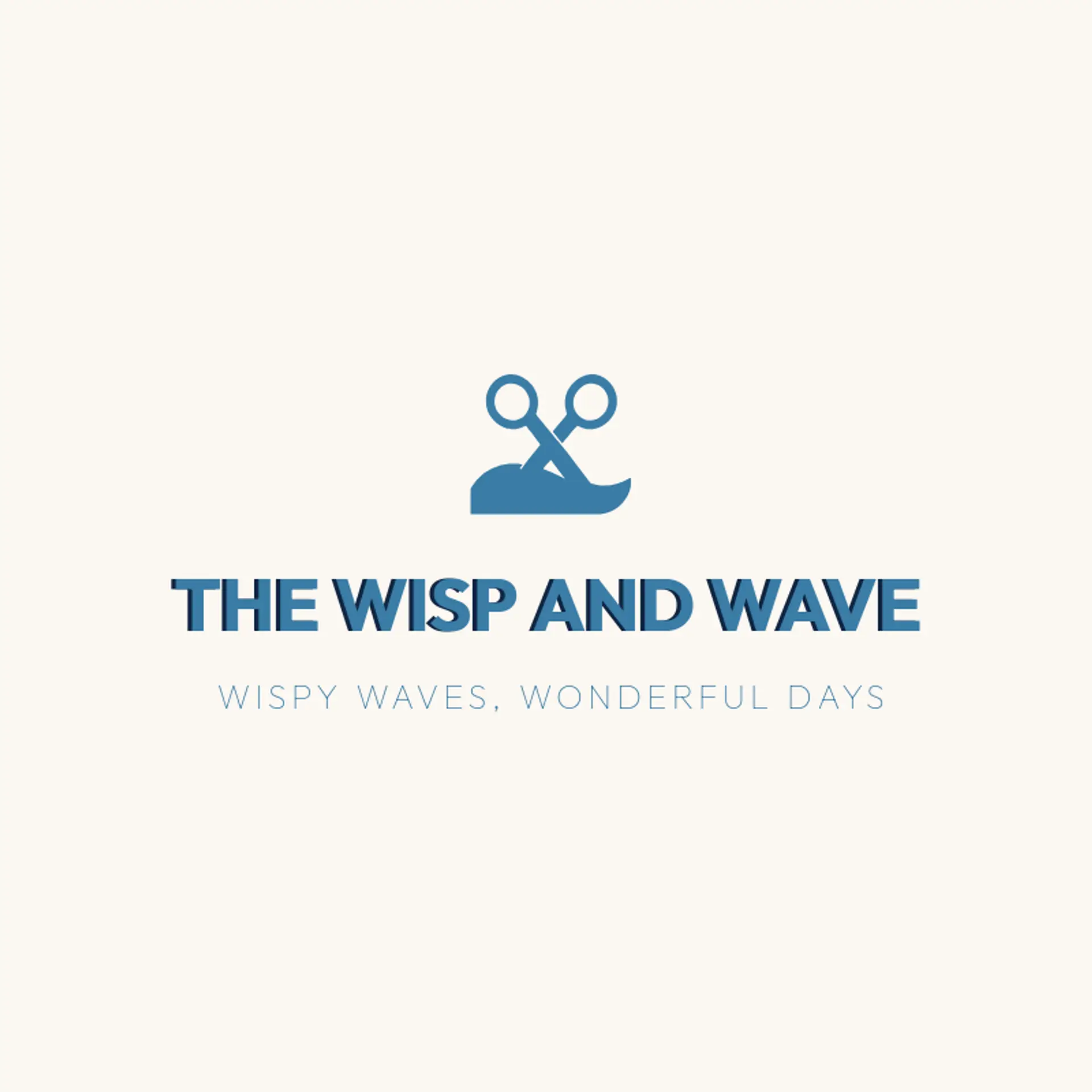 The Wisp and Wave logo for hair stylist