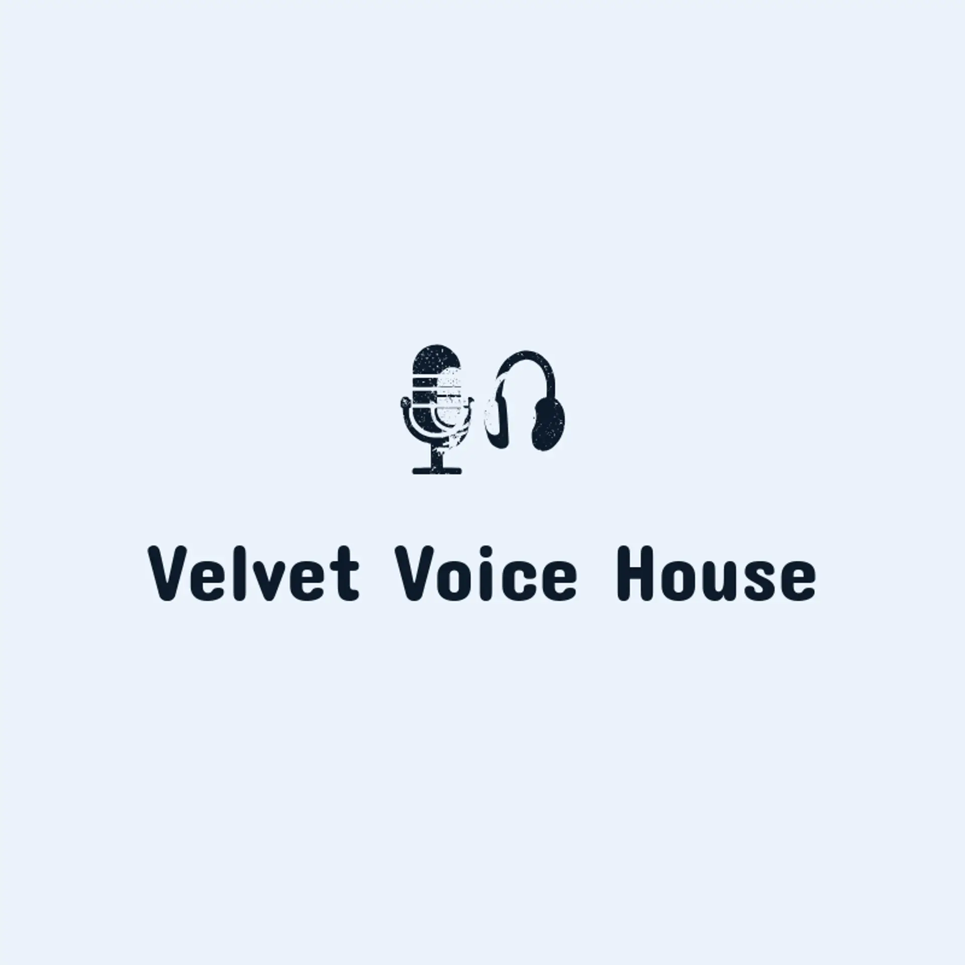 Velvet Voice House logo for microphone