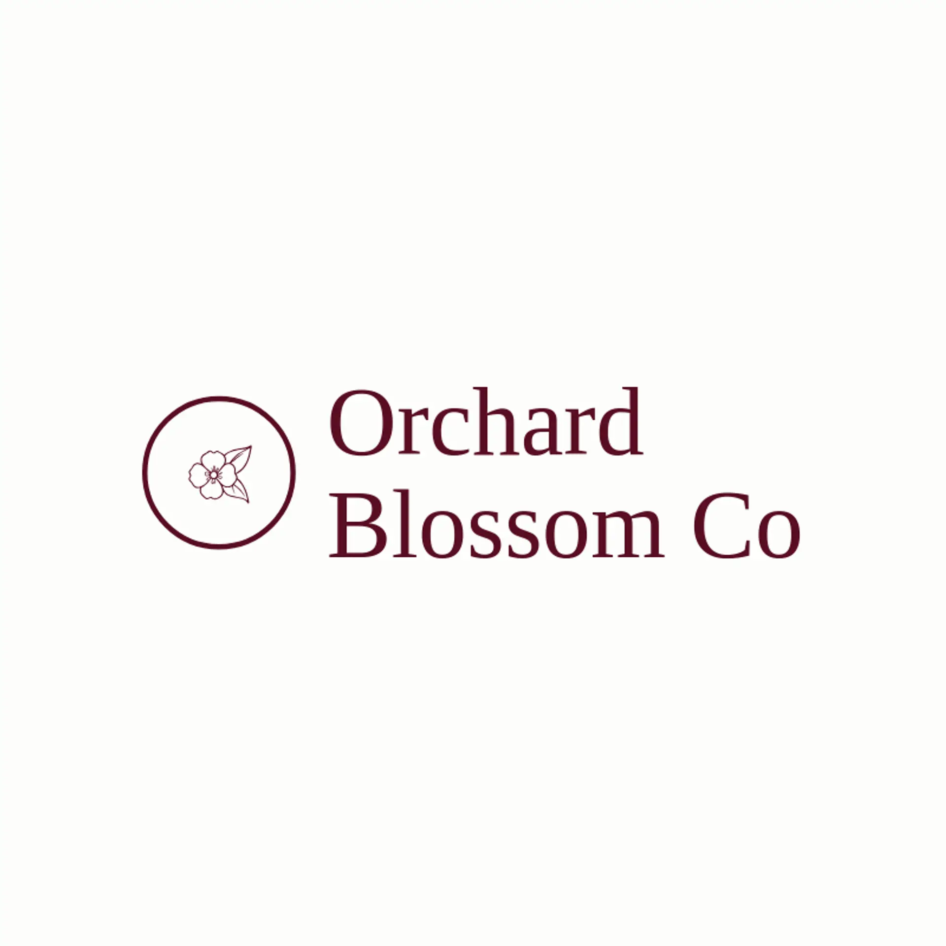 Orchard Blossom Co logo for blossom