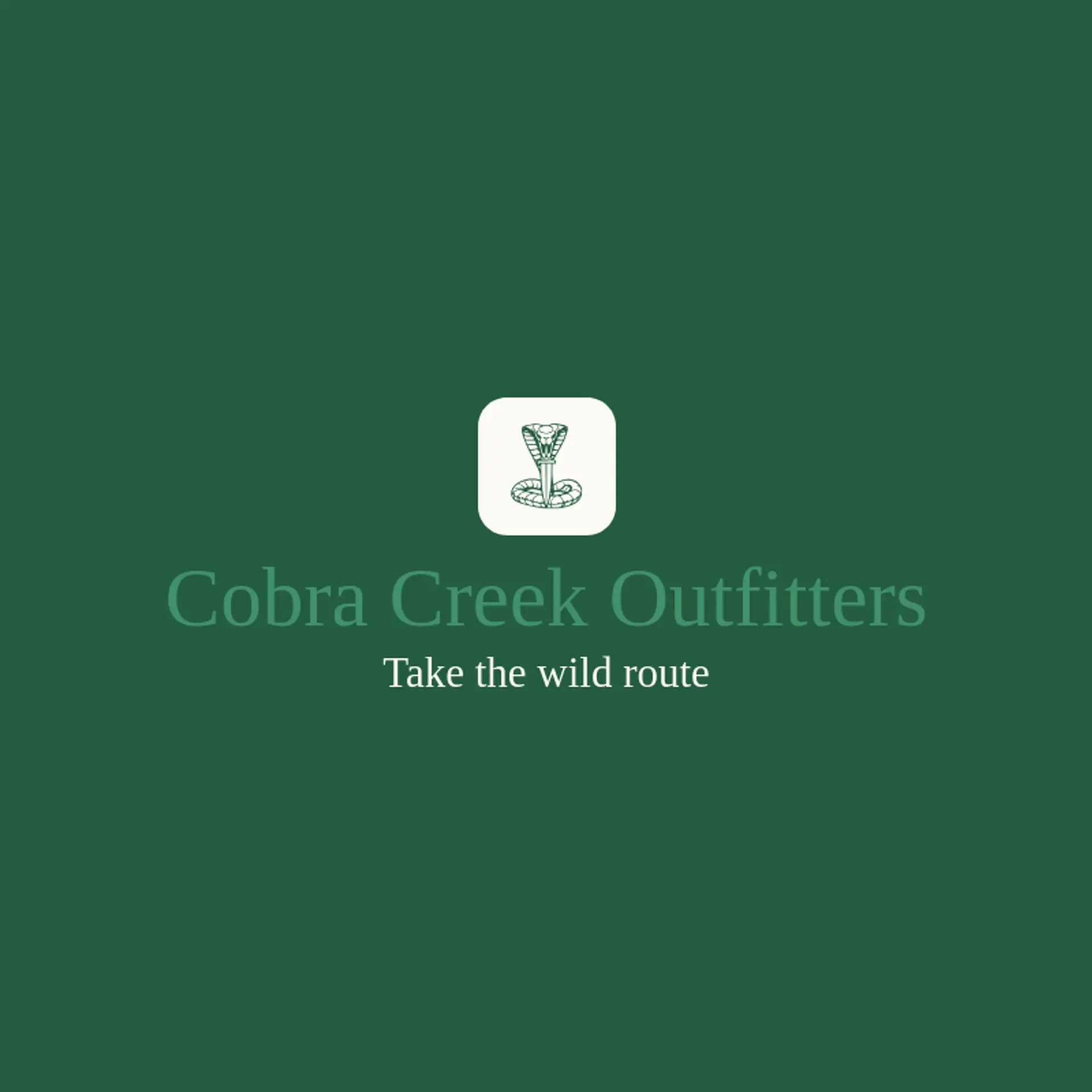 Cobra Creek Outfitters logo for cobra