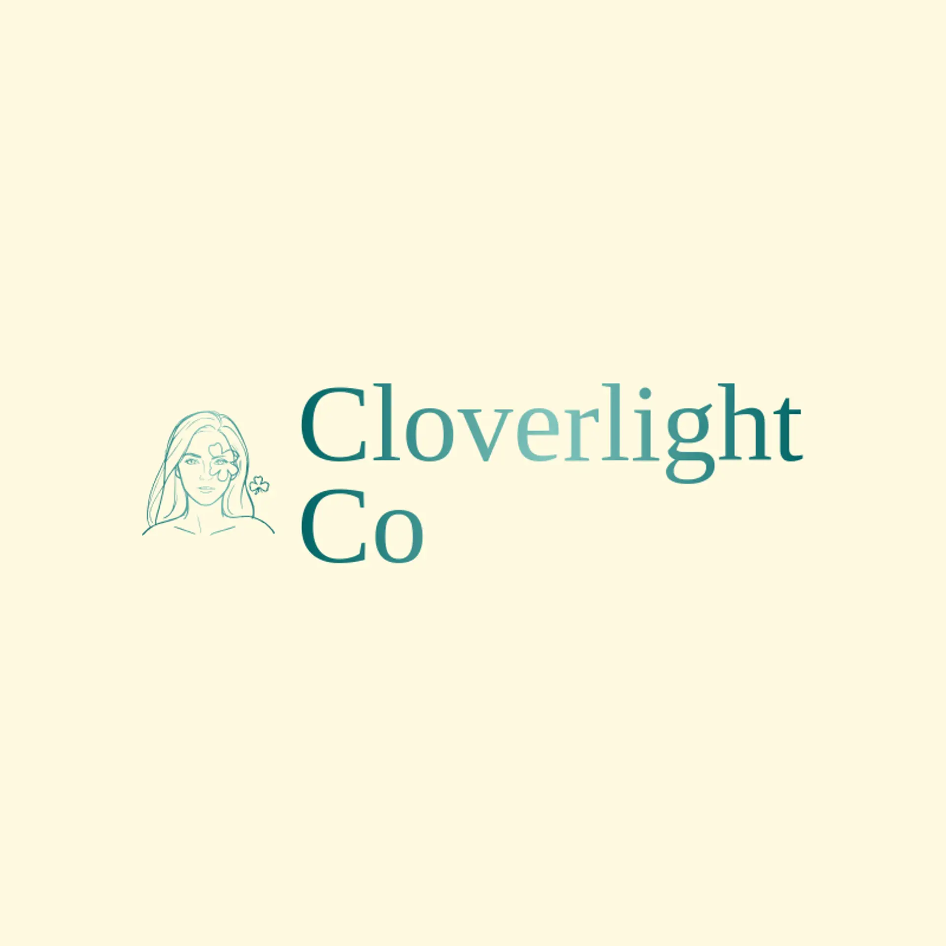 Cloverlight Co logo for woman