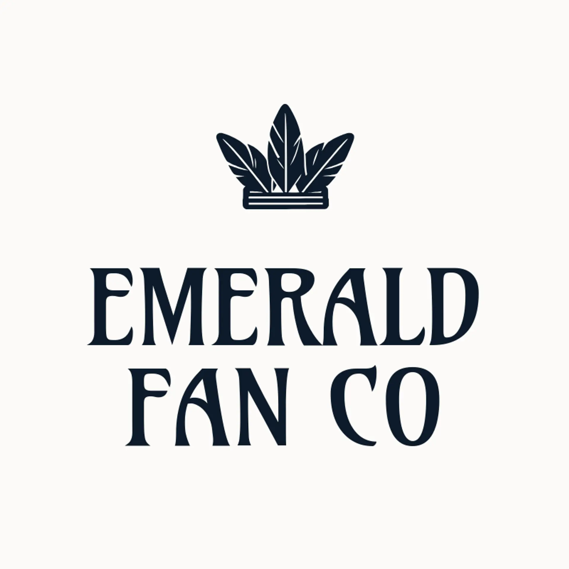 Emerald Fan Co logo for peacock