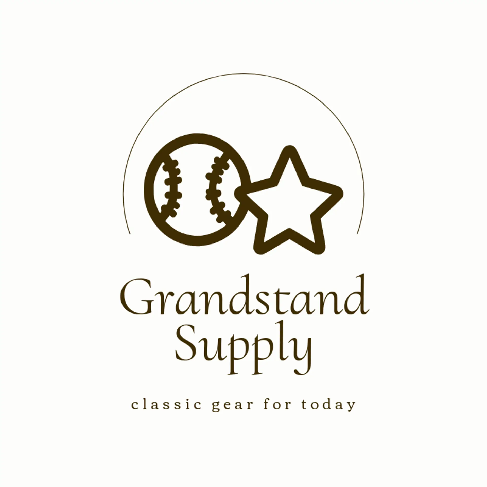 Grandstand Supply logo for baseball hat
