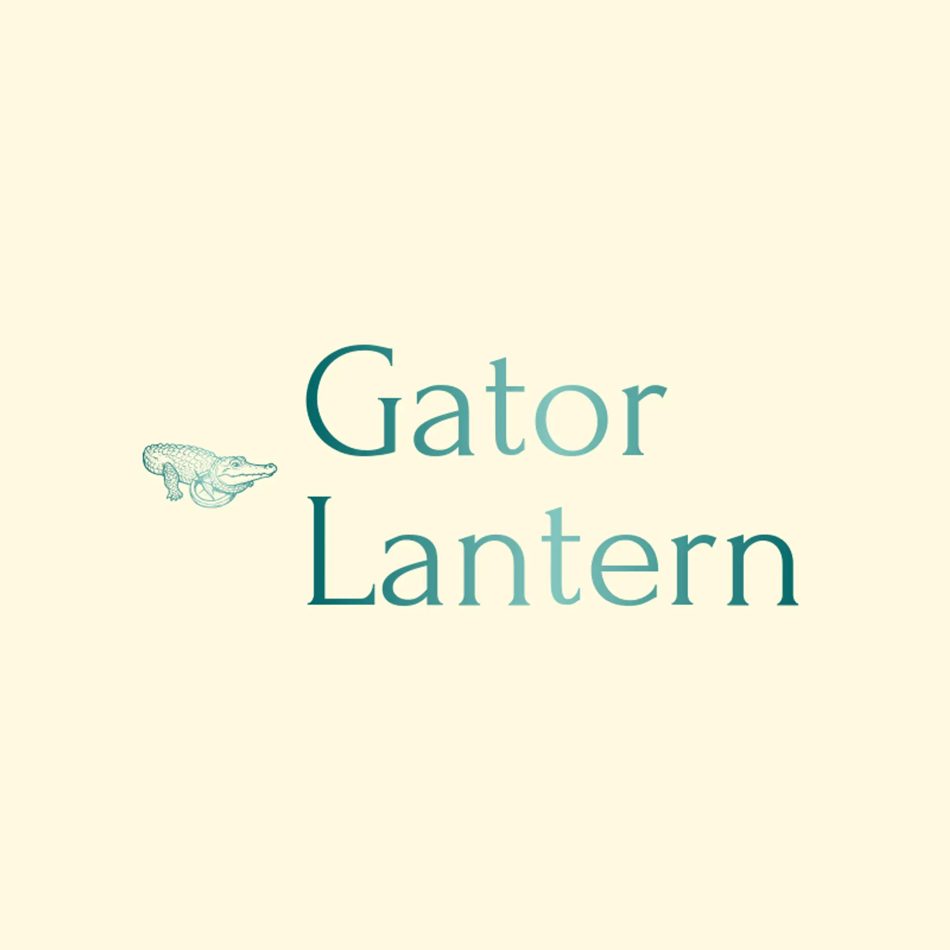 Gator Lantern logo for alligator