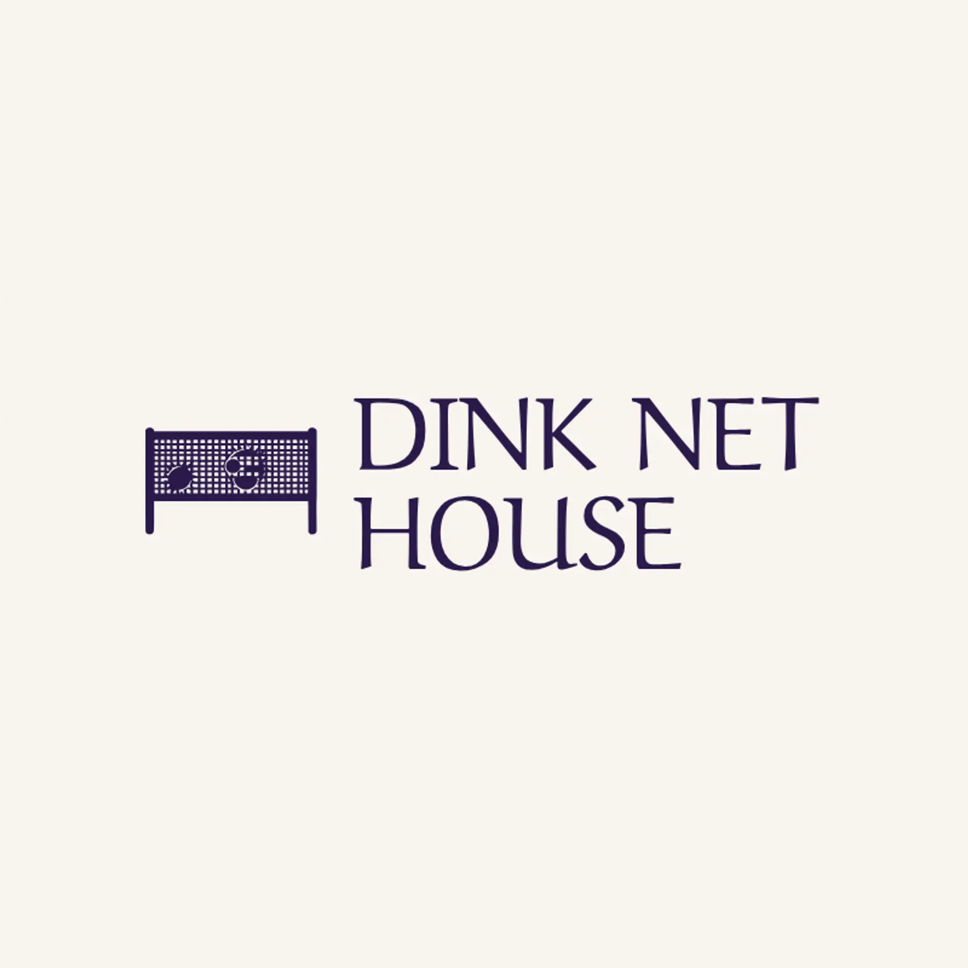 Dink Net House logo for pickleball