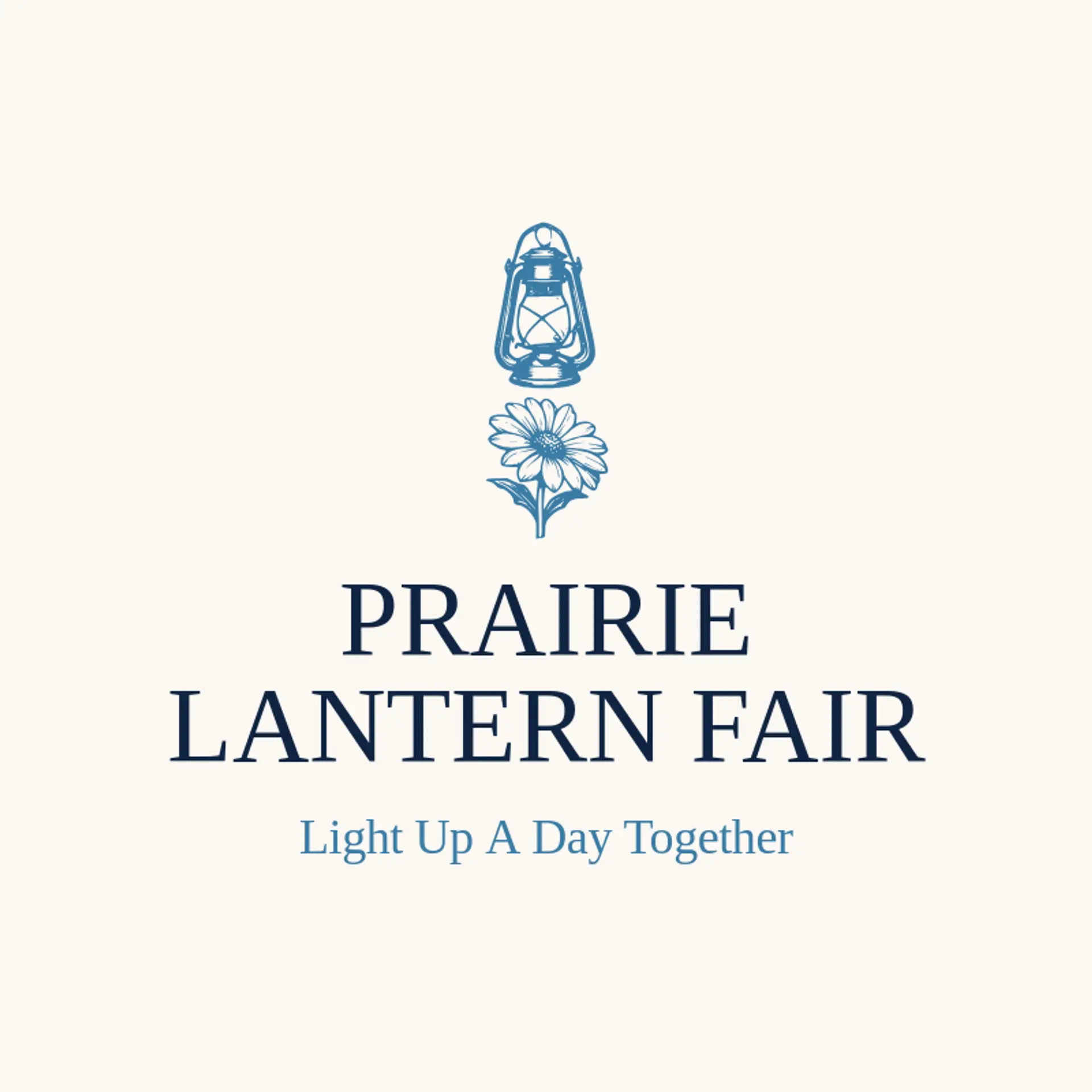 Prairie Lantern Fair logo for fair
