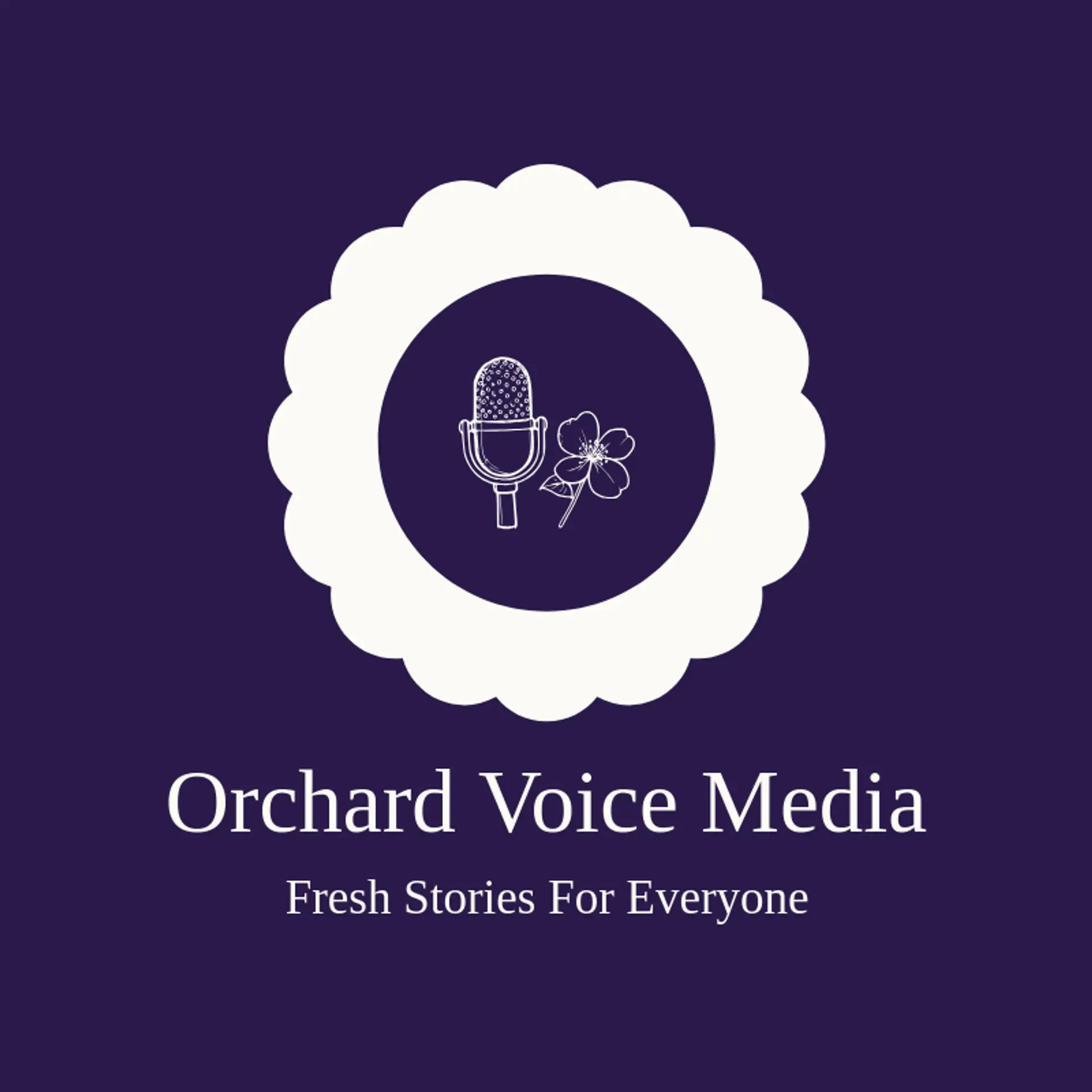 Orchard Voice Media logo for content creator