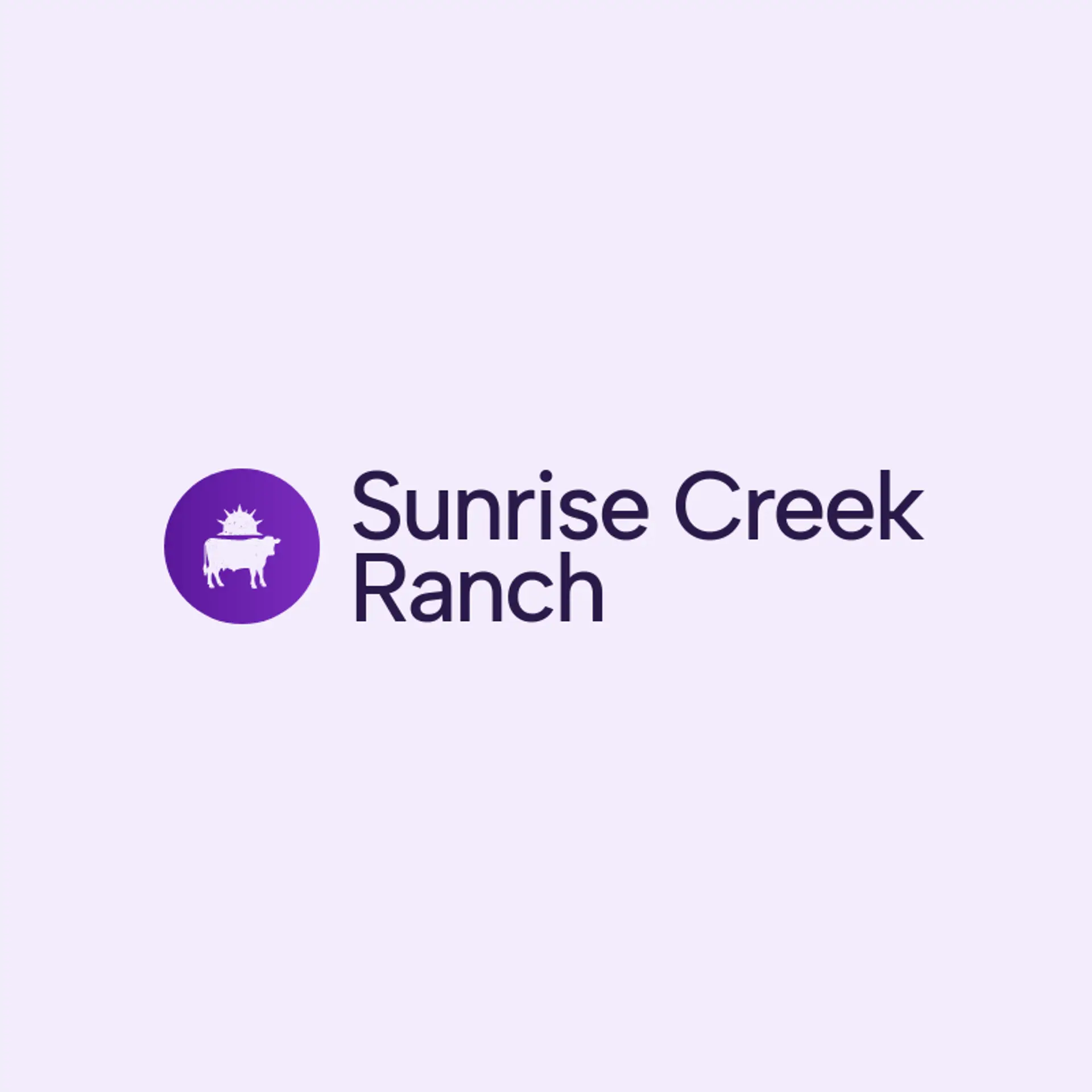 Sunrise Creek Ranch logo for ranch