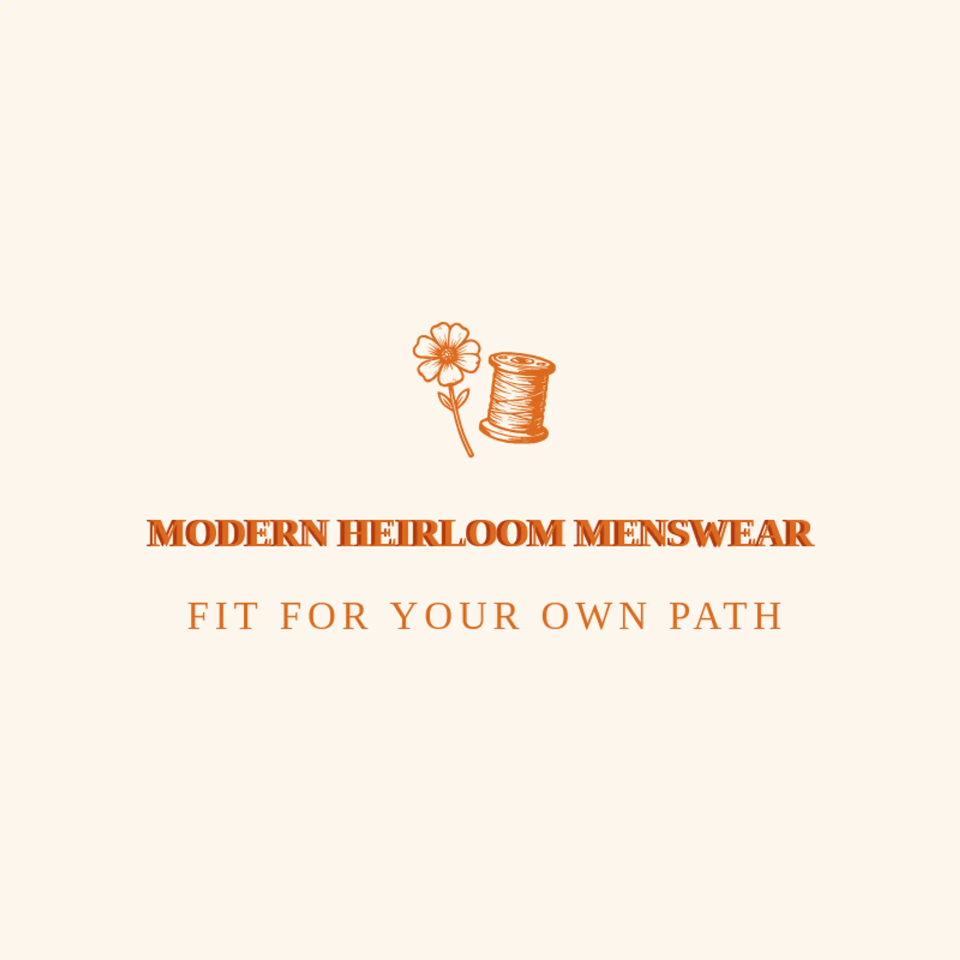 Modern Heirloom Menswear logo for mens fashion