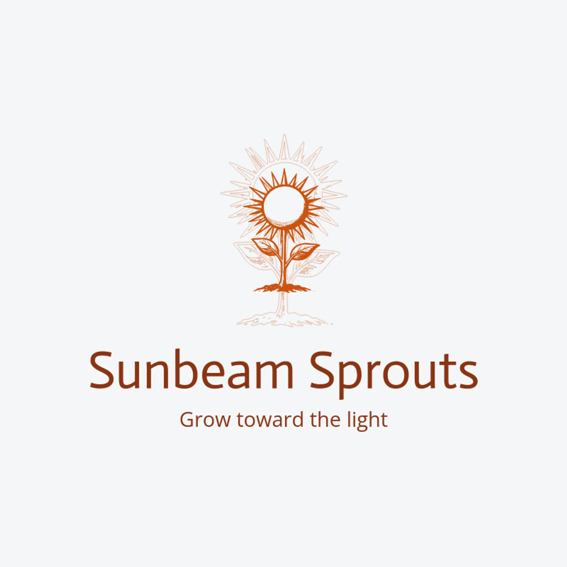 Sunbeam Sprouts logo for garden