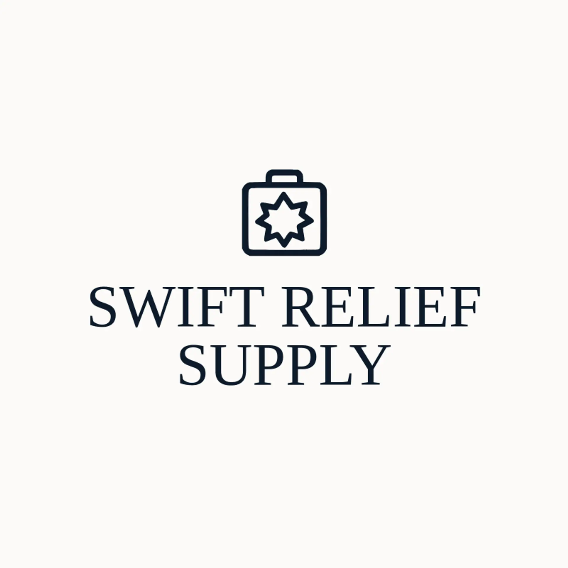 Swift Relief Supply logo for first aid kit