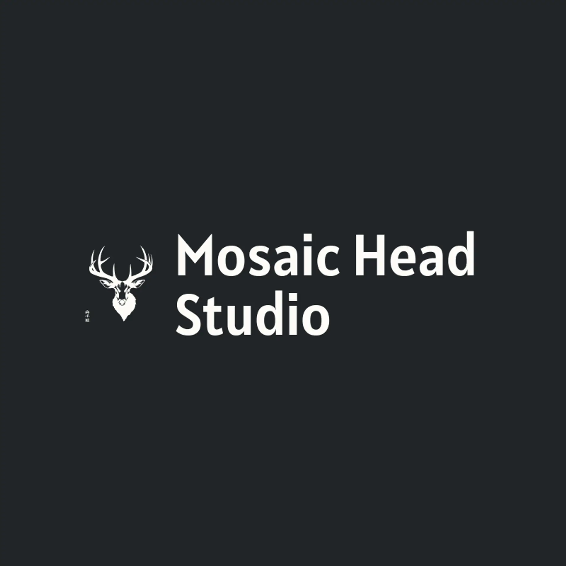 Mosaic Head Studio logo for head
