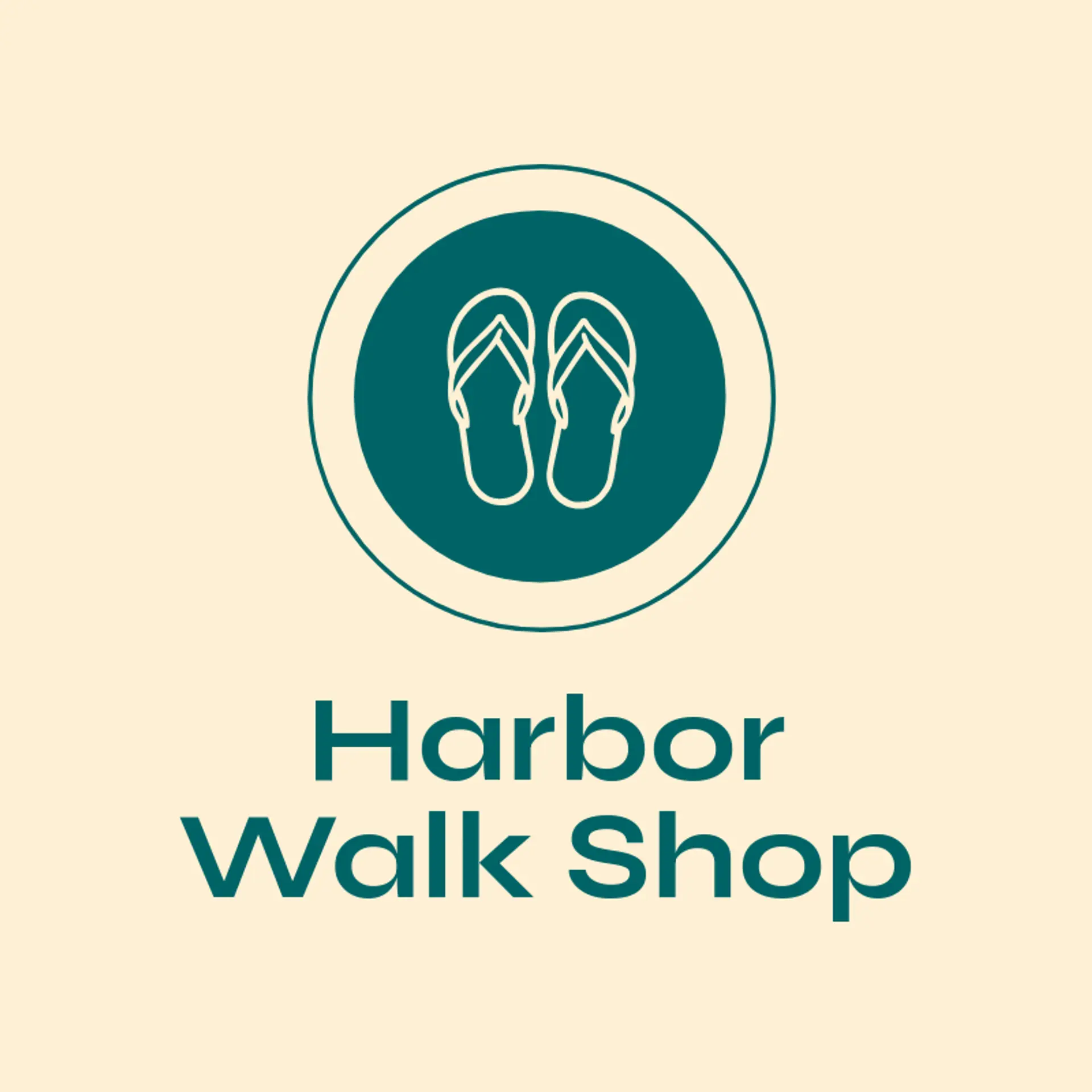 Harbor Walk Shop logo for sandals