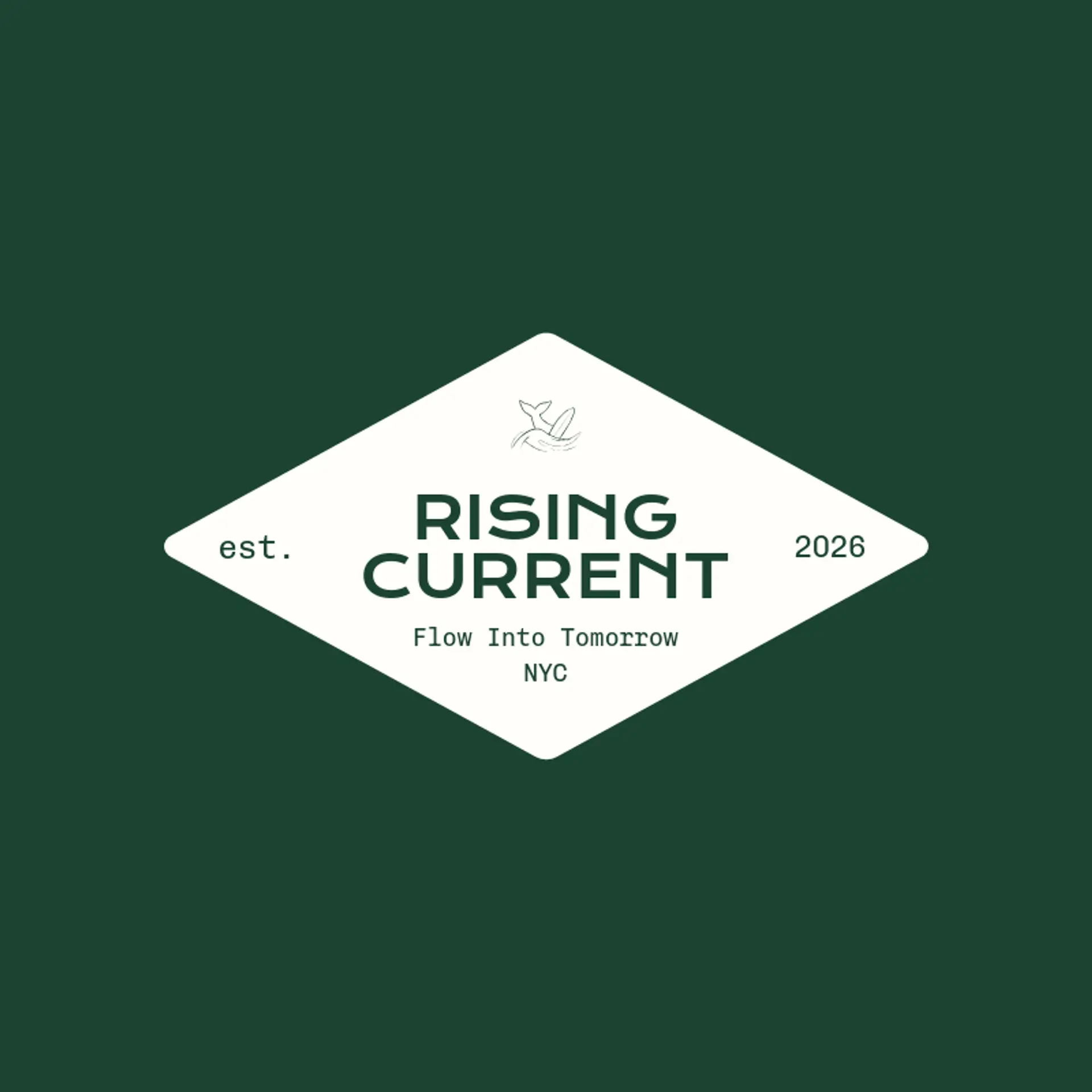Rising Current logo for wave