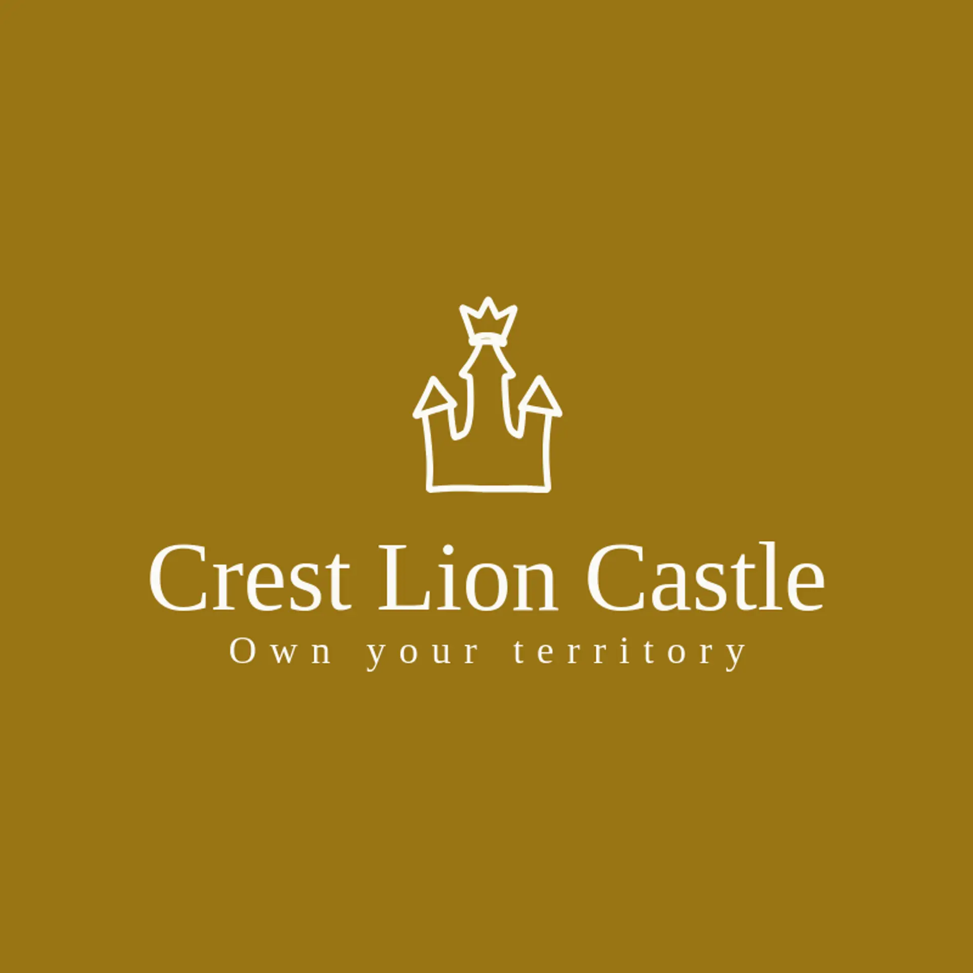 Crest Lion Castle logo for castle
