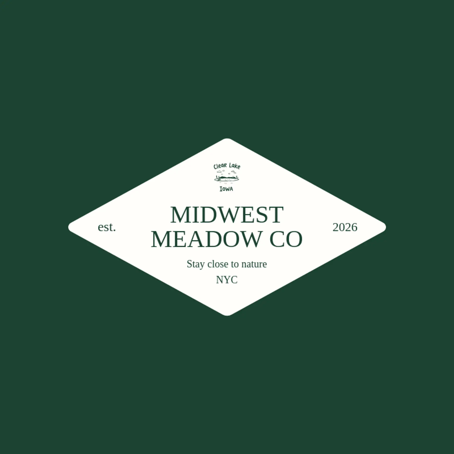 Midwest Meadow Co logo for iowa