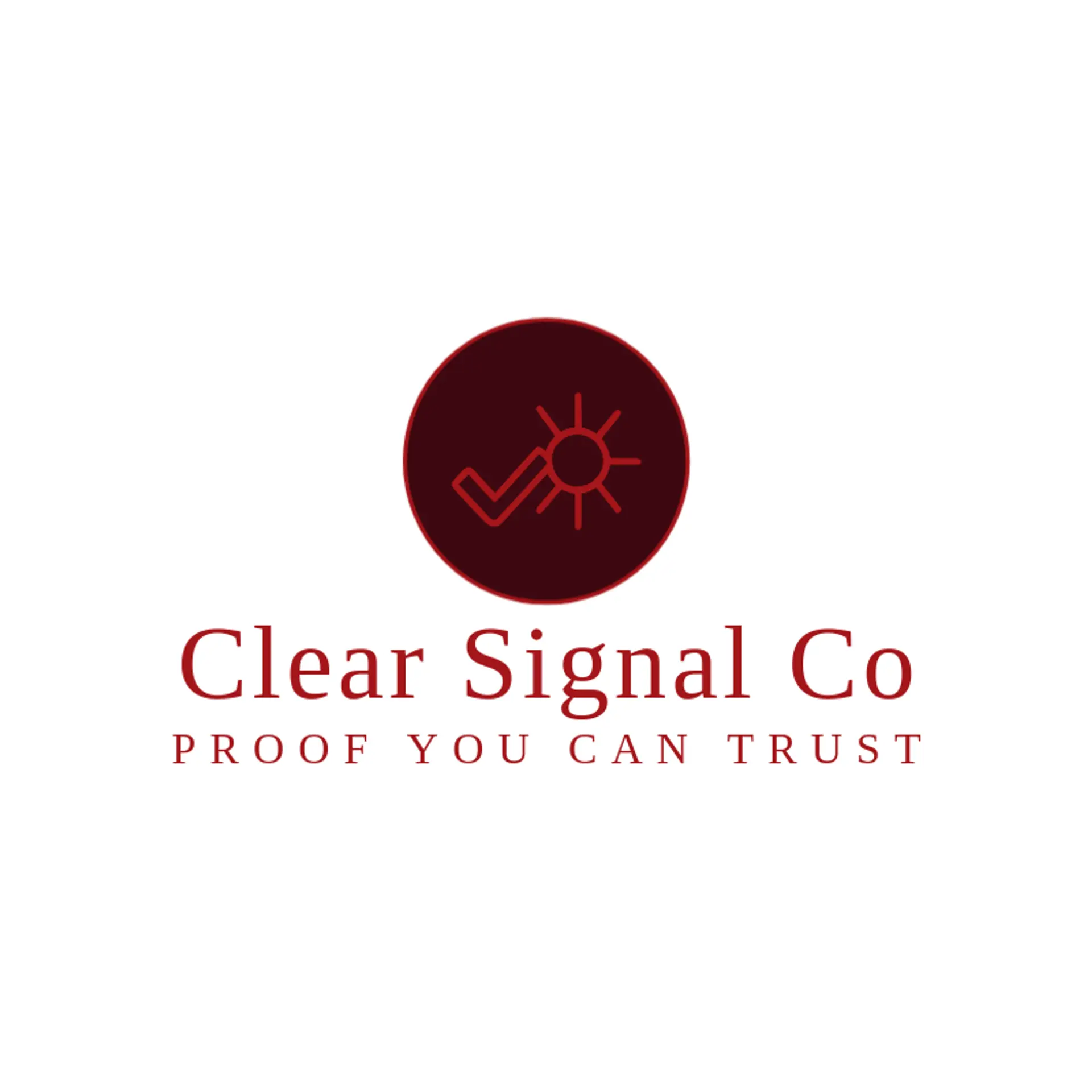 Clear Signal Co logo for check mark