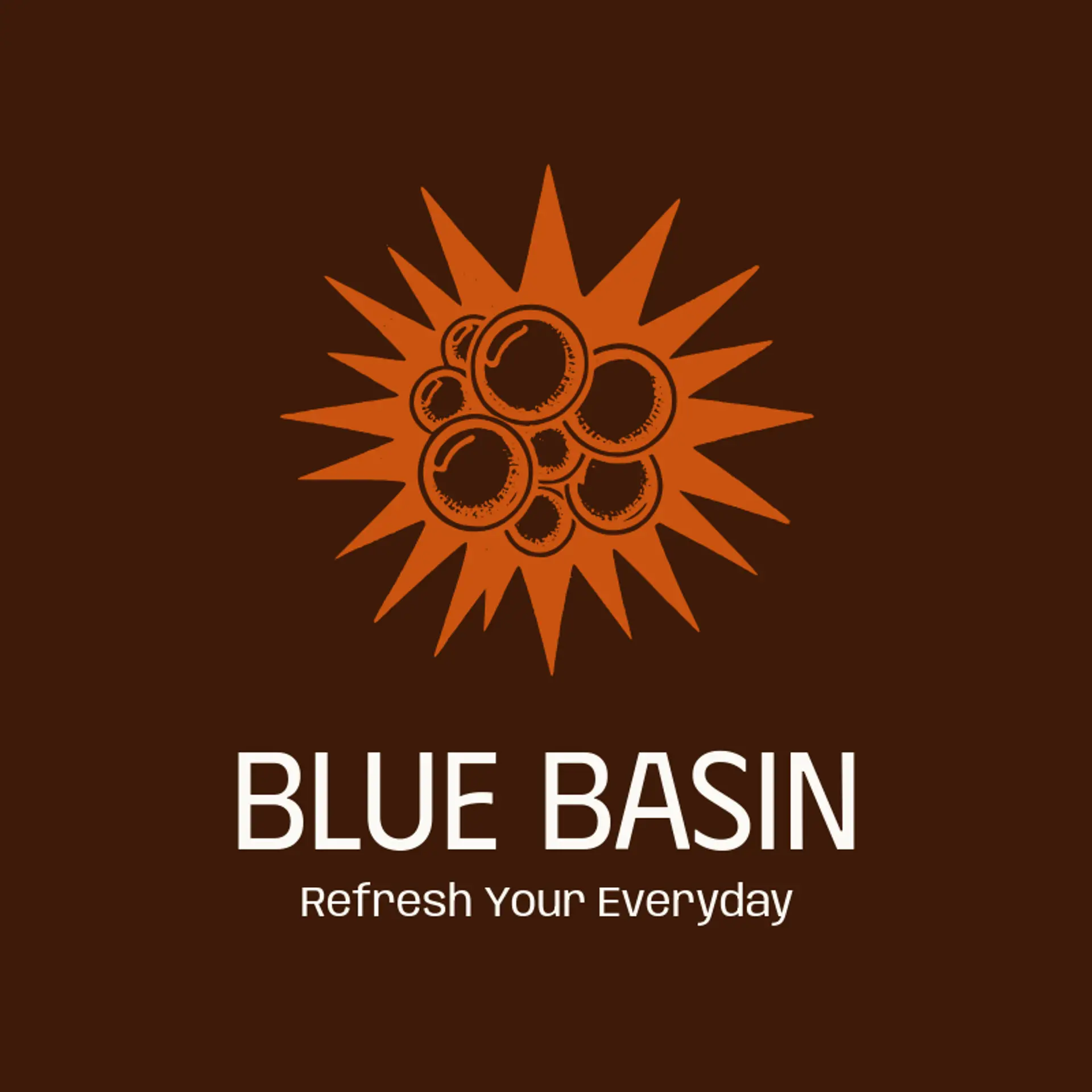 Blue Basin logo for soap