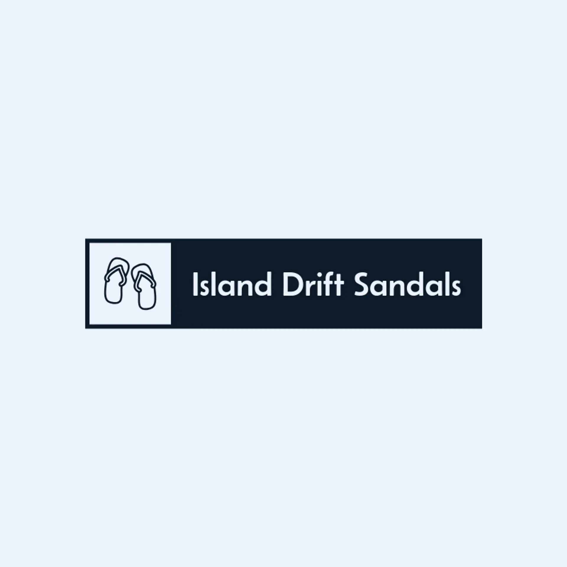 Island Drift Sandals logo for sandals
