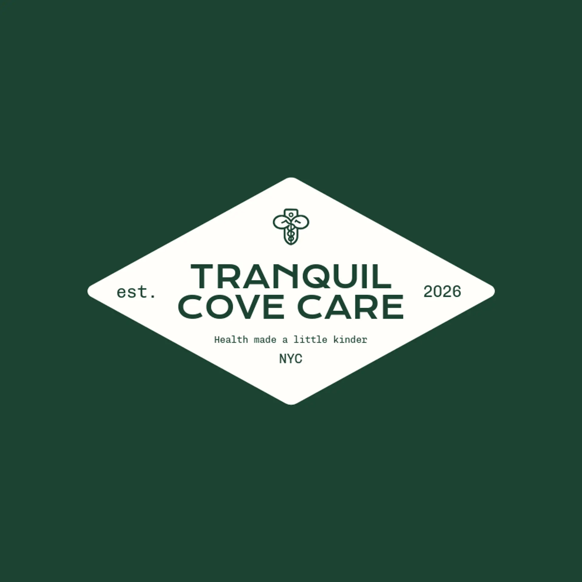 Tranquil Cove Care logo for Caduceus